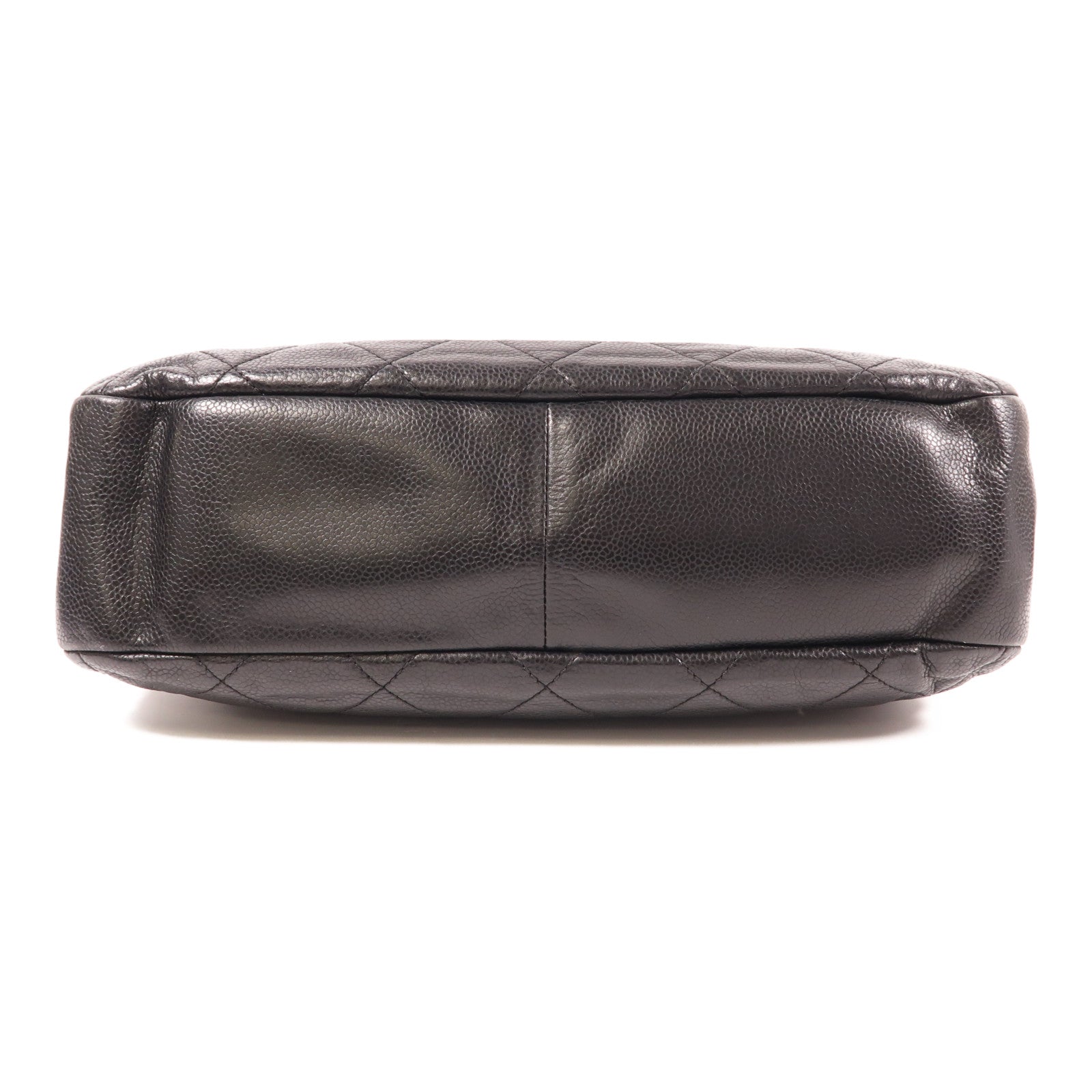 CHANEL 牛皮皮革Shoulder Bag銀扣鏈帶肩背袋