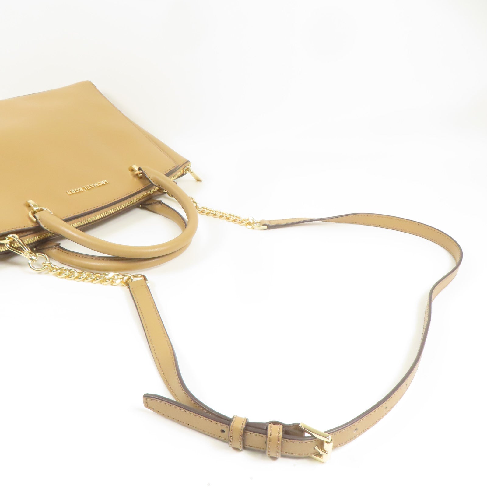 Michael Kors 牛皮皮革2 Way Shoulder金扣手挽肩背兩用袋