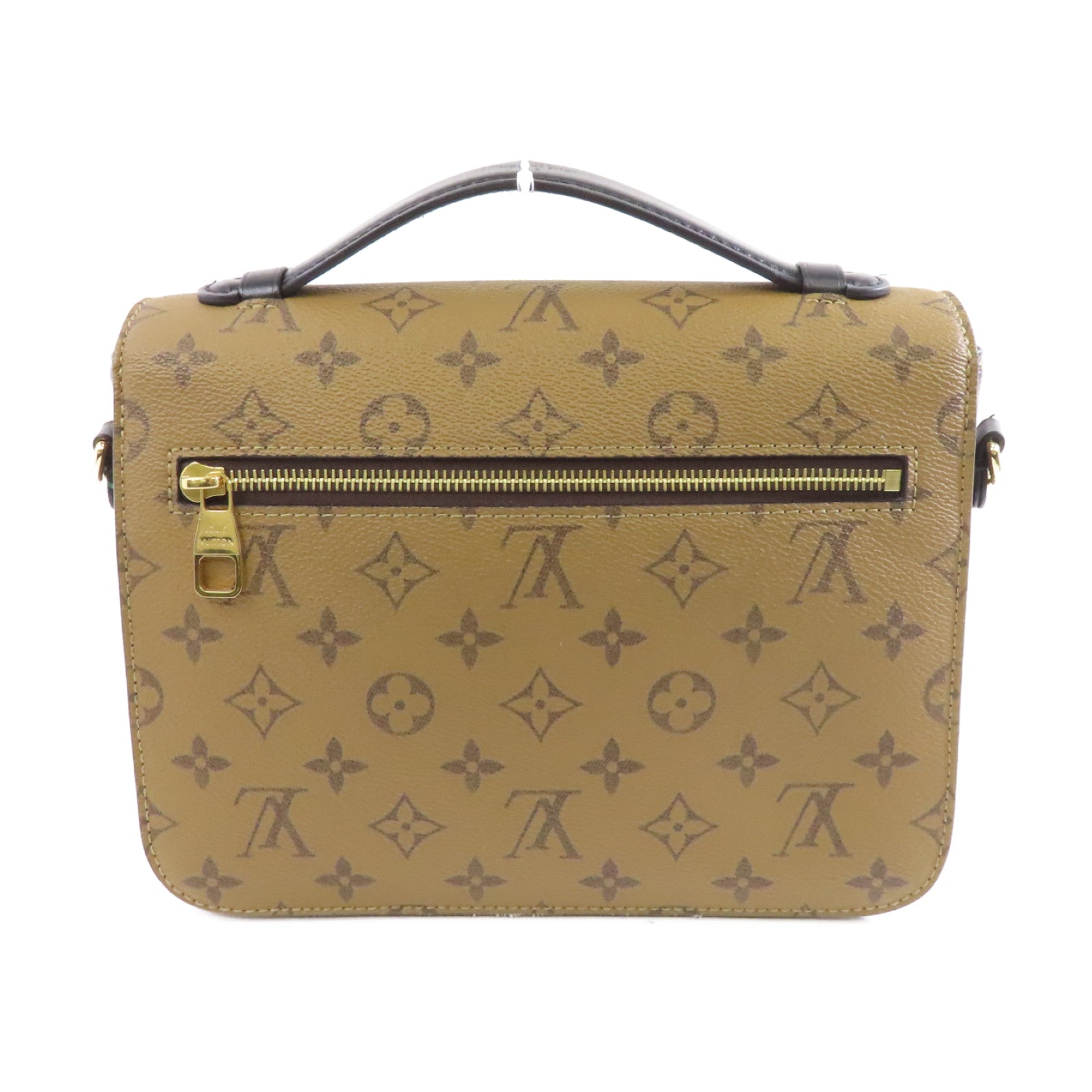 LOUIS VUITTON Monogram Pochette Métis金扣手挽肩背兩用袋啡色