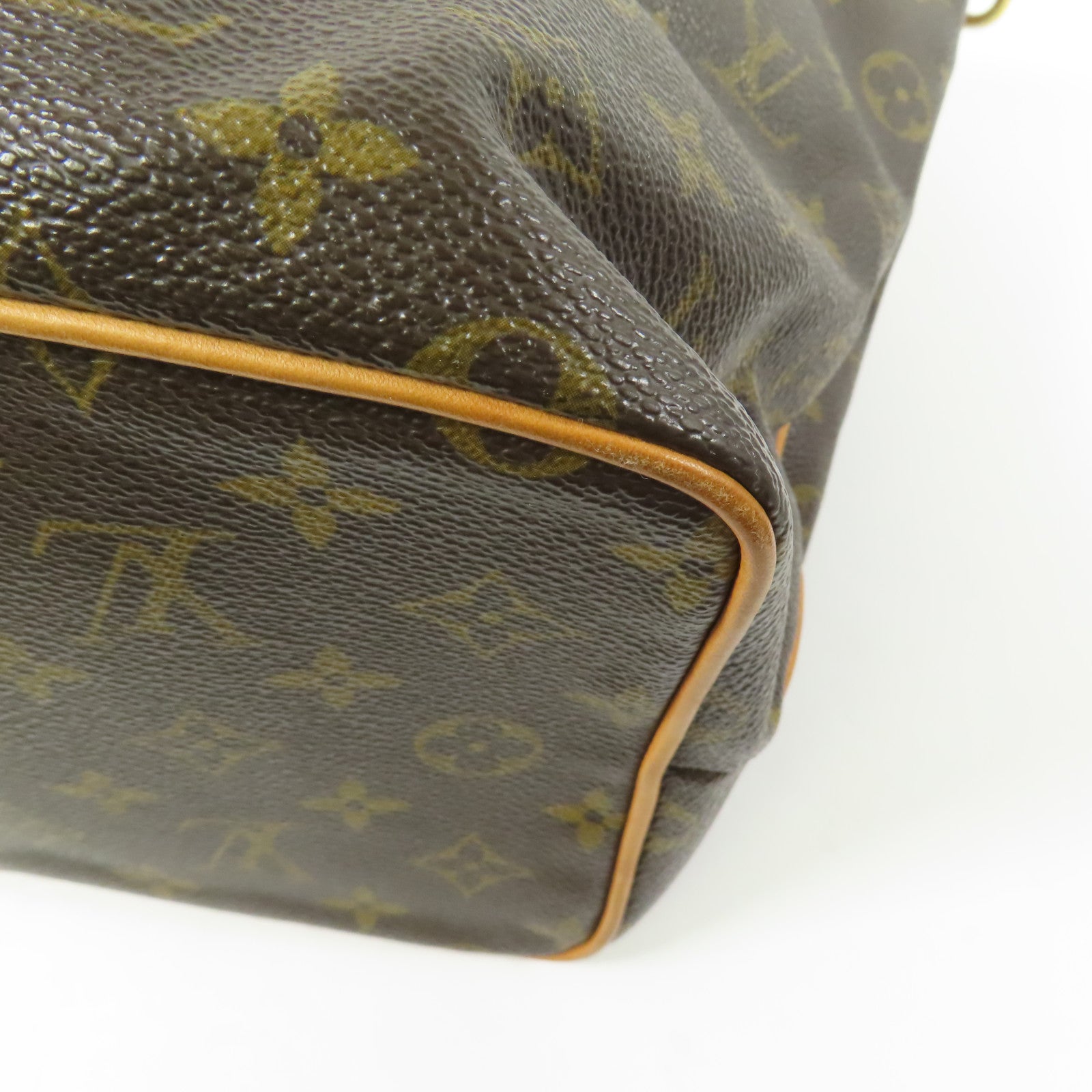 LOUIS VUITTON Monogram Palermo PM金扣手挽肩背兩用袋棕色