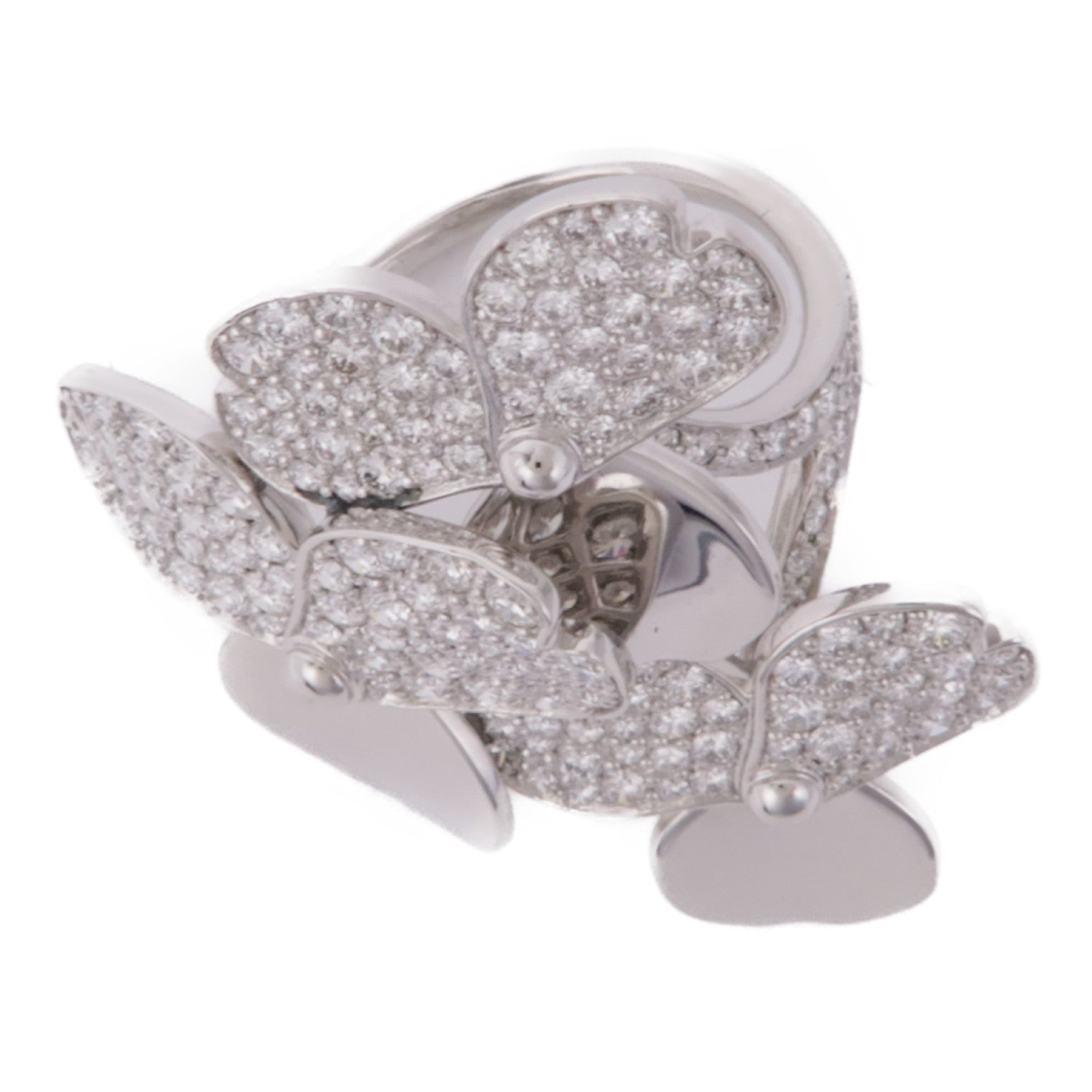 TIFFANY＆CO 【激減優惠】PT950鉑金Paper Flowers Diamond Ring鑽石戒指US#6