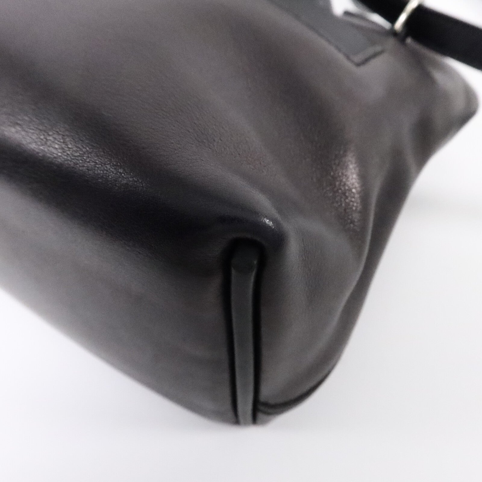 HERMES Volupto皮革24/24 Mini手挽肩背兩用袋Noir