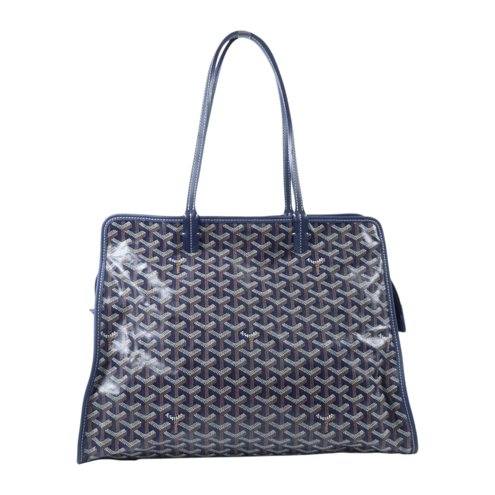 GOYARD 塗層帆布Sac Hardy PM銀扣肩背袋