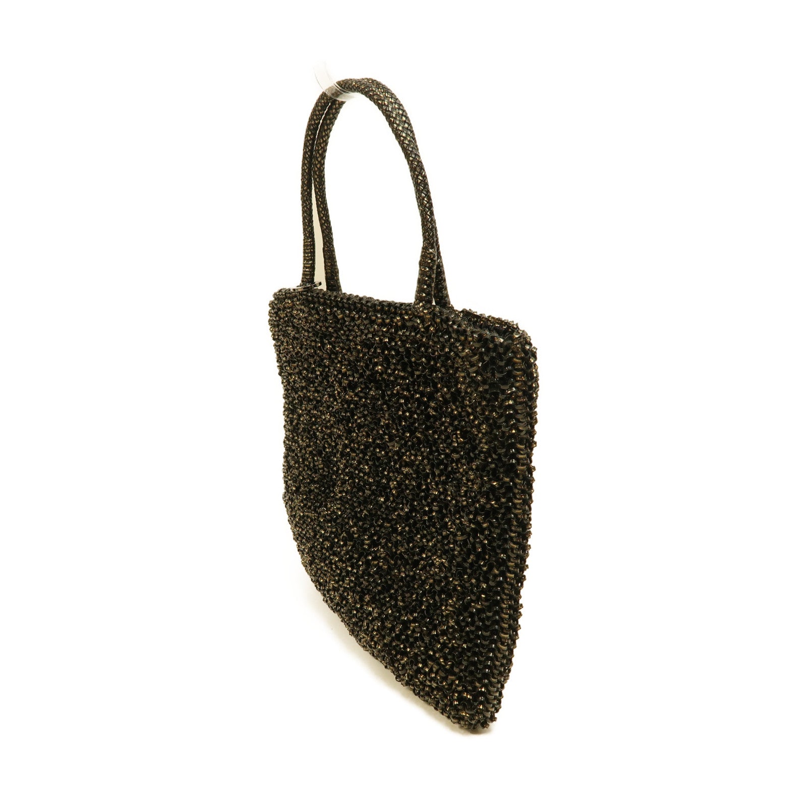ANTEPRIMA PVC Shoulder Bag銀扣手挽袋黑色