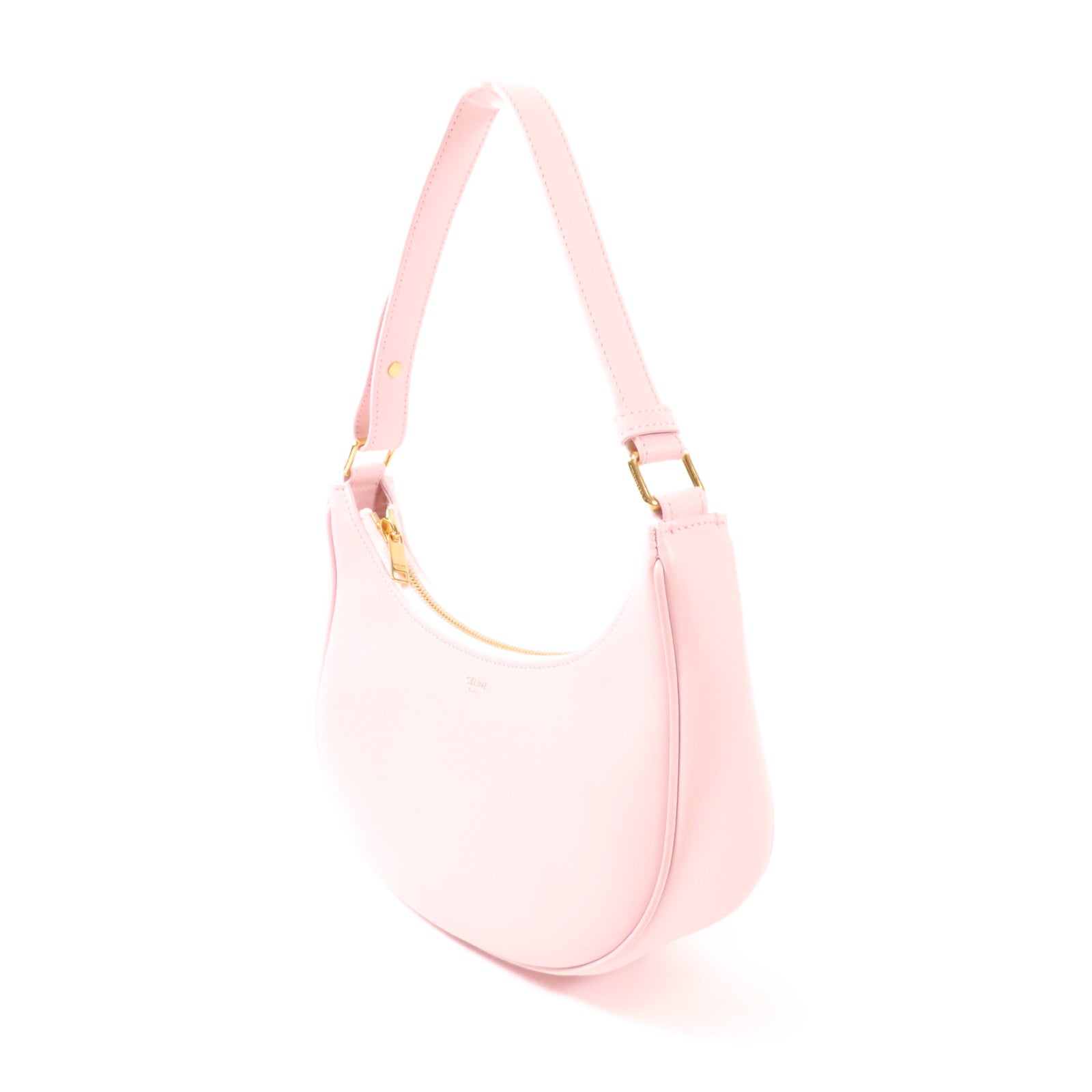 CELINE 牛皮皮革Ava金扣肩背袋