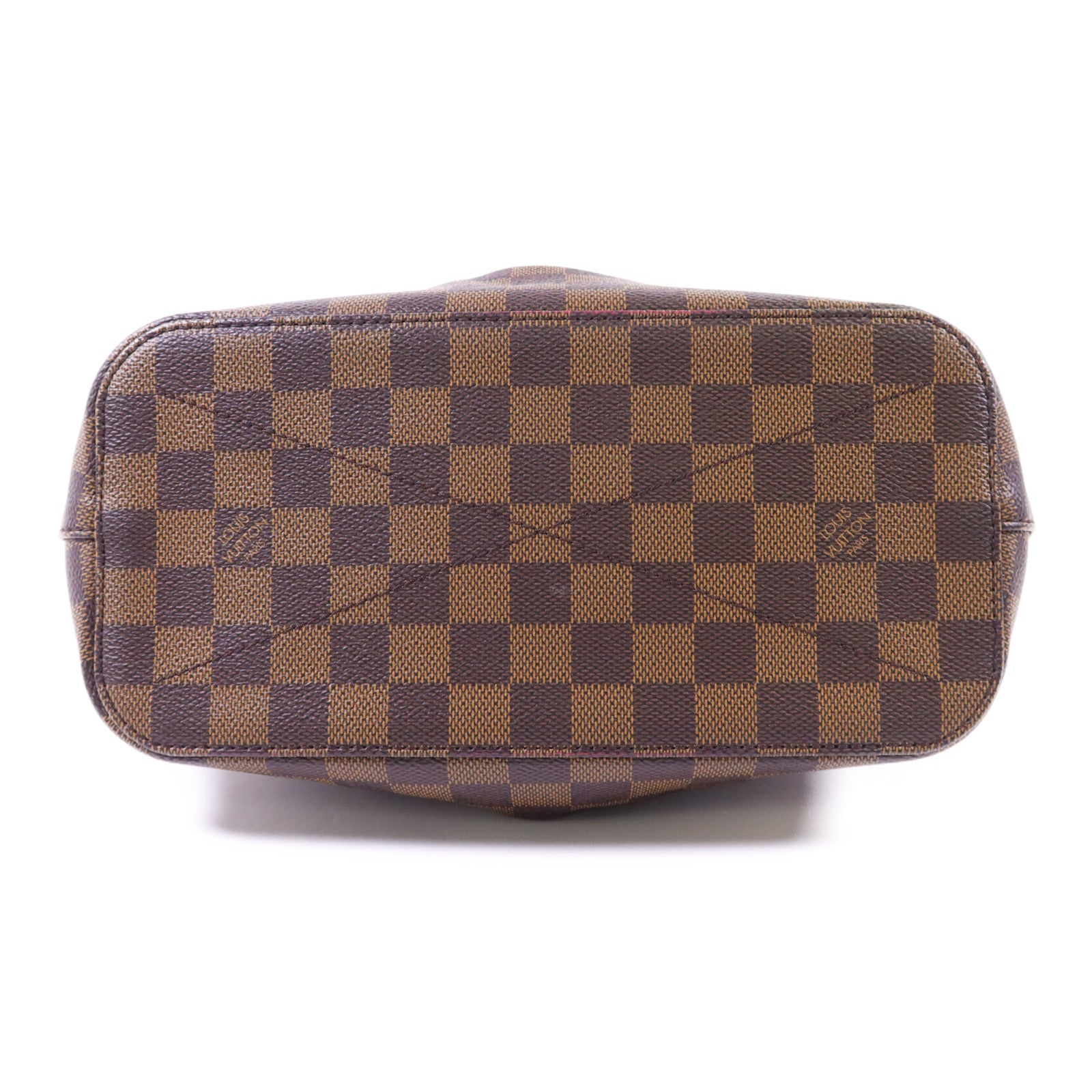 LOUIS VUITTON Damier Siena PM金扣手挽肩背兩用袋