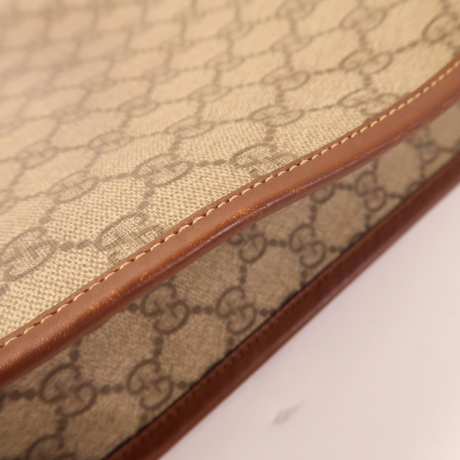 GUCCI 塗層帆布Tote Bag金扣手挽袋