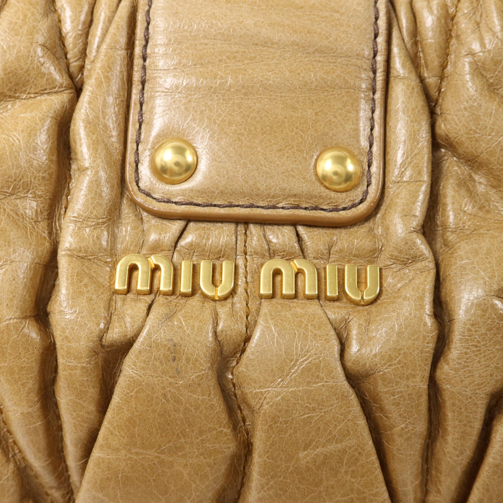 Miu Miu 牛皮皮革Shoulder Bag手挽肩背兩用袋