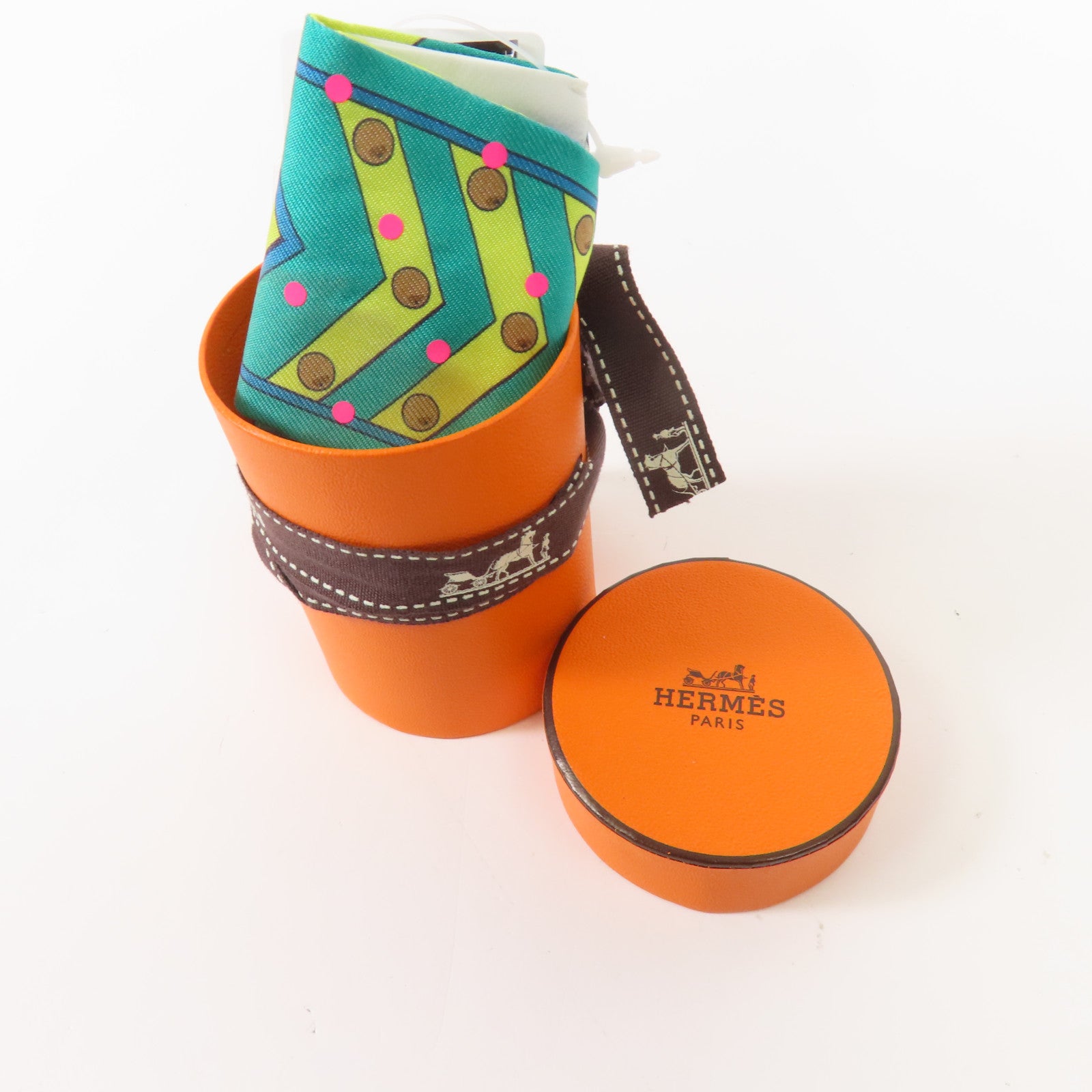 HERMES 絲質Twilly絲巾