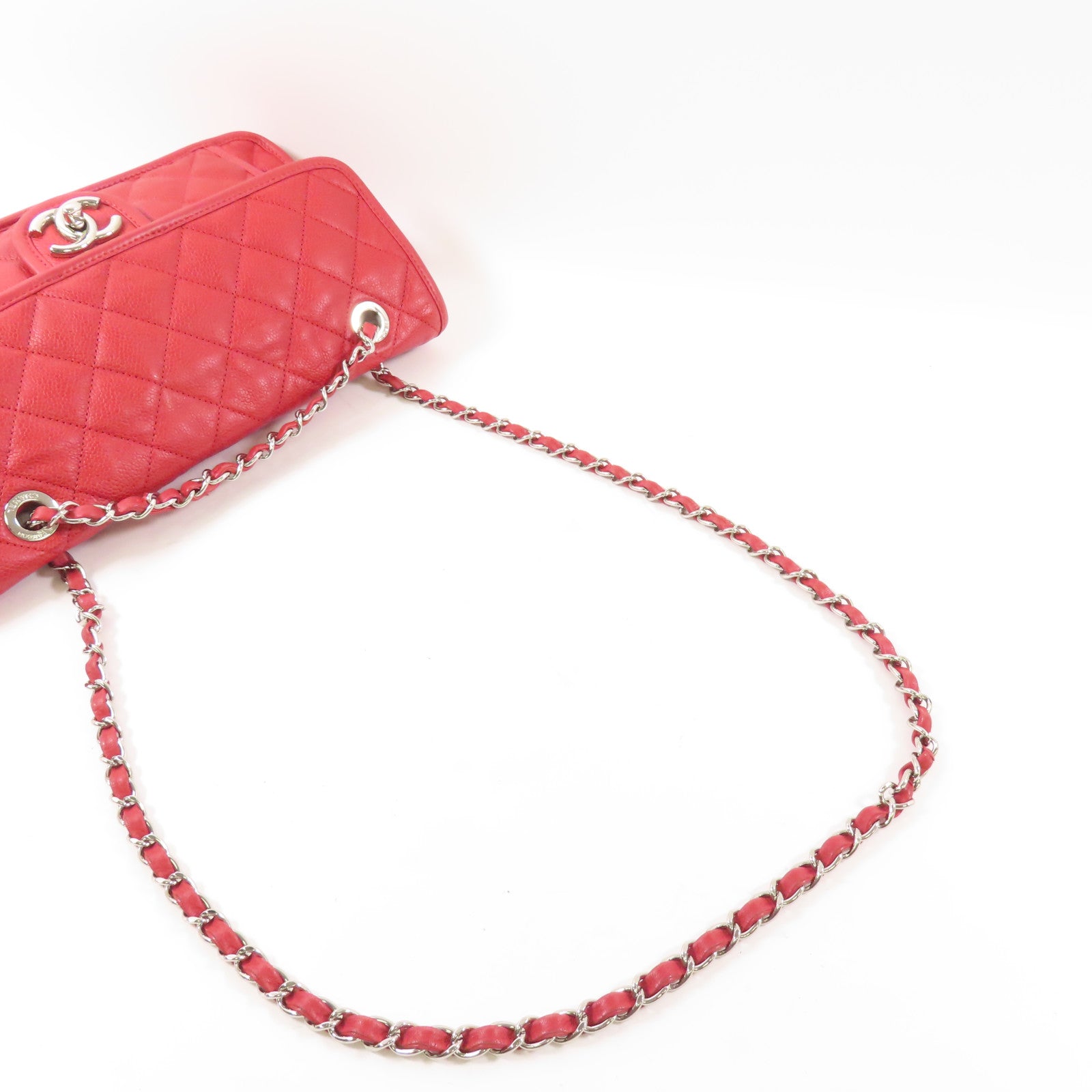 CHANEL 牛皮皮革Chain Shoulder Bag肩背袋