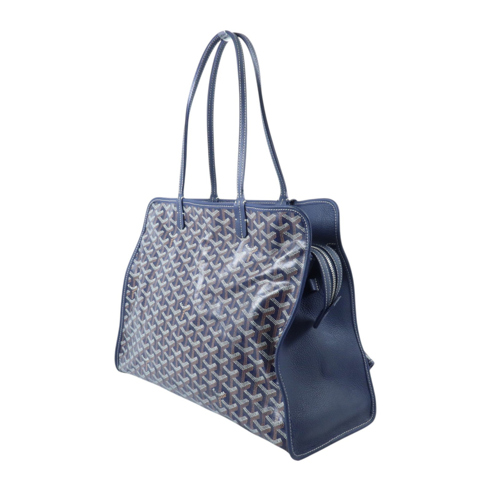 GOYARD 塗層帆布Sac Hardy PM銀扣肩背袋