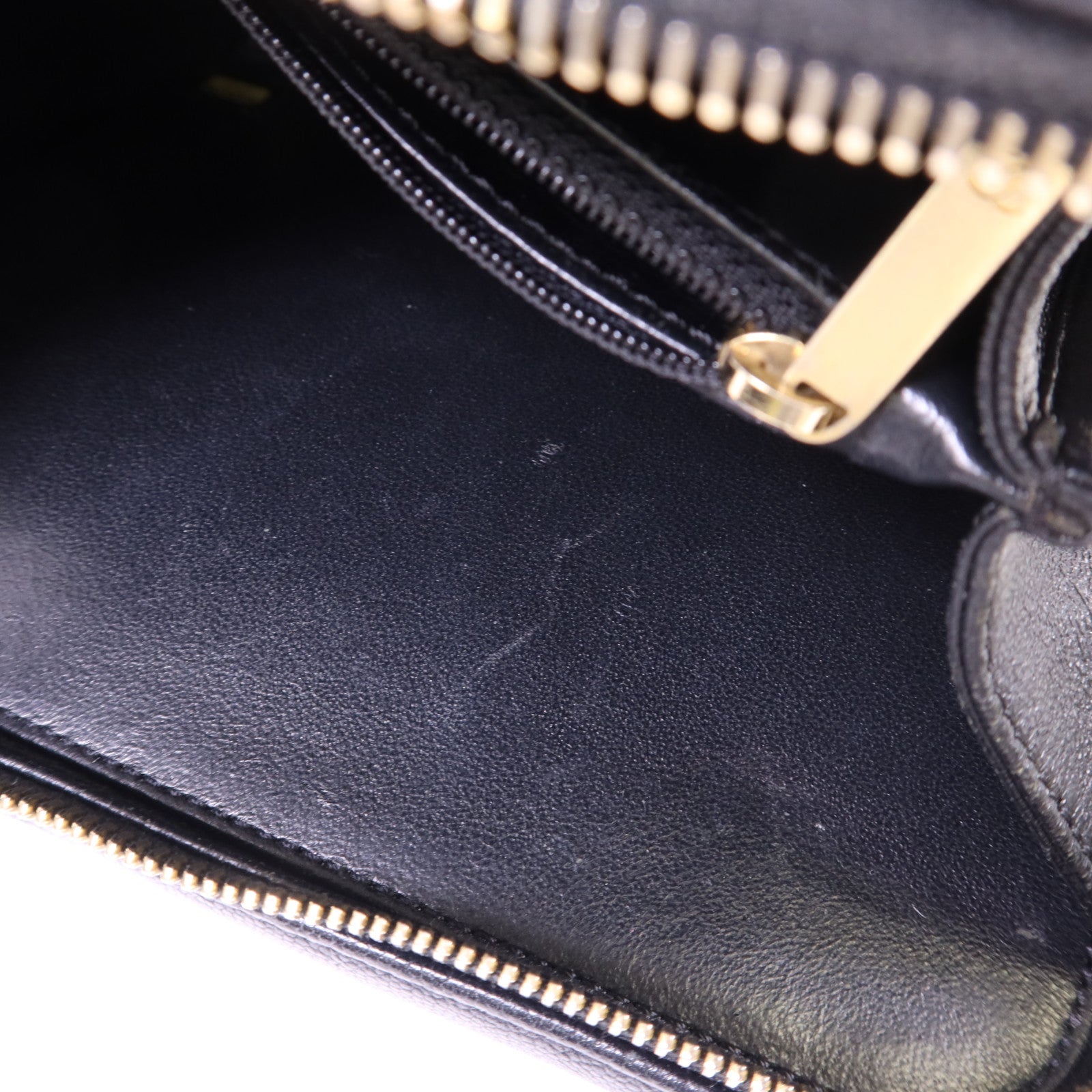 CHANEL 牛皮皮革Vanity Case Bag金扣手挽肩背兩用袋