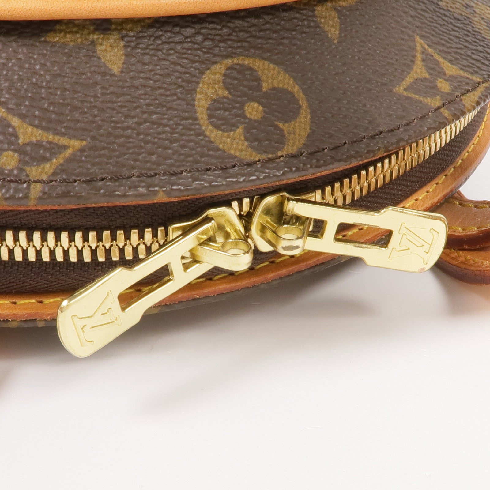 LOUIS VUITTON Monogram Ellipse Sac A Dos Backpack金扣背包棕色