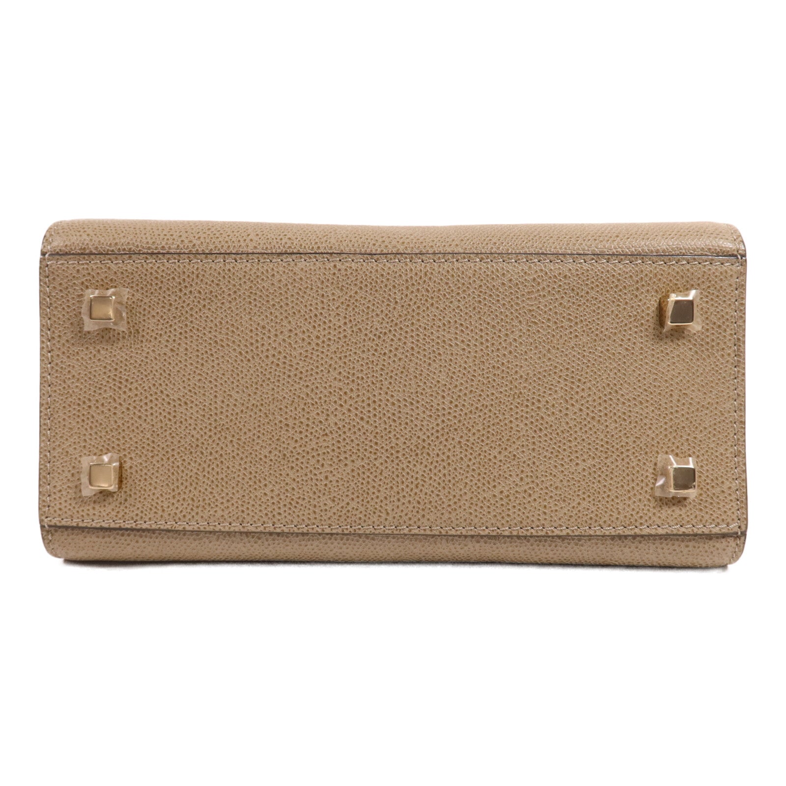 SELECTION 牛皮皮革Valextra Iside Top Handle Mini Bag金扣手挽肩背兩用袋