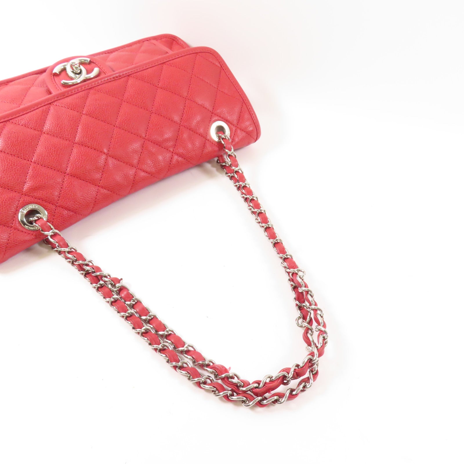 CHANEL 牛皮皮革Chain Shoulder Bag肩背袋