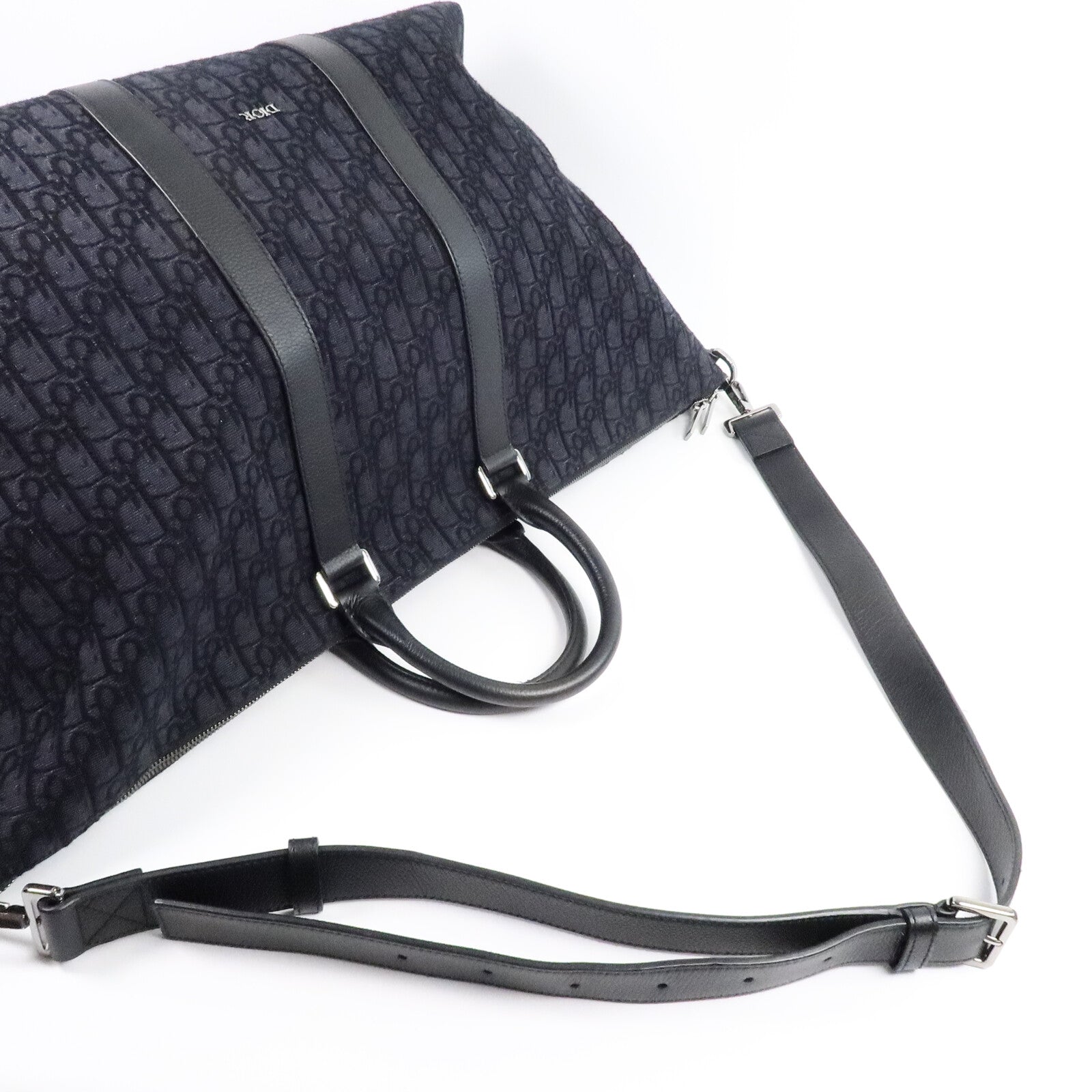 Dior 帆布Affaires Weekender 40手挽肩背兩用袋