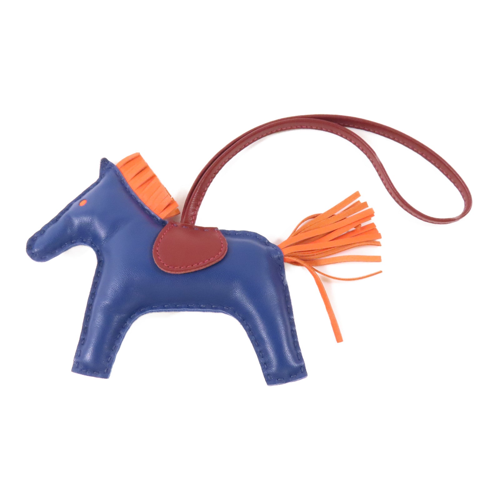 HERMES Milo皮革Rodeo GM掛飾