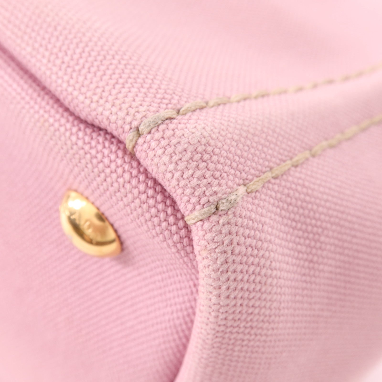 PRADA 帆布2 Way Shoulder Bag金扣手挽肩背兩用袋