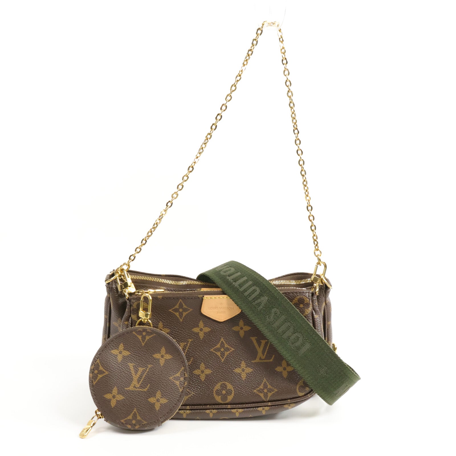 LOUIS VUITTON Monogram Multi Pochette Accessoires手挽肩背兩用袋