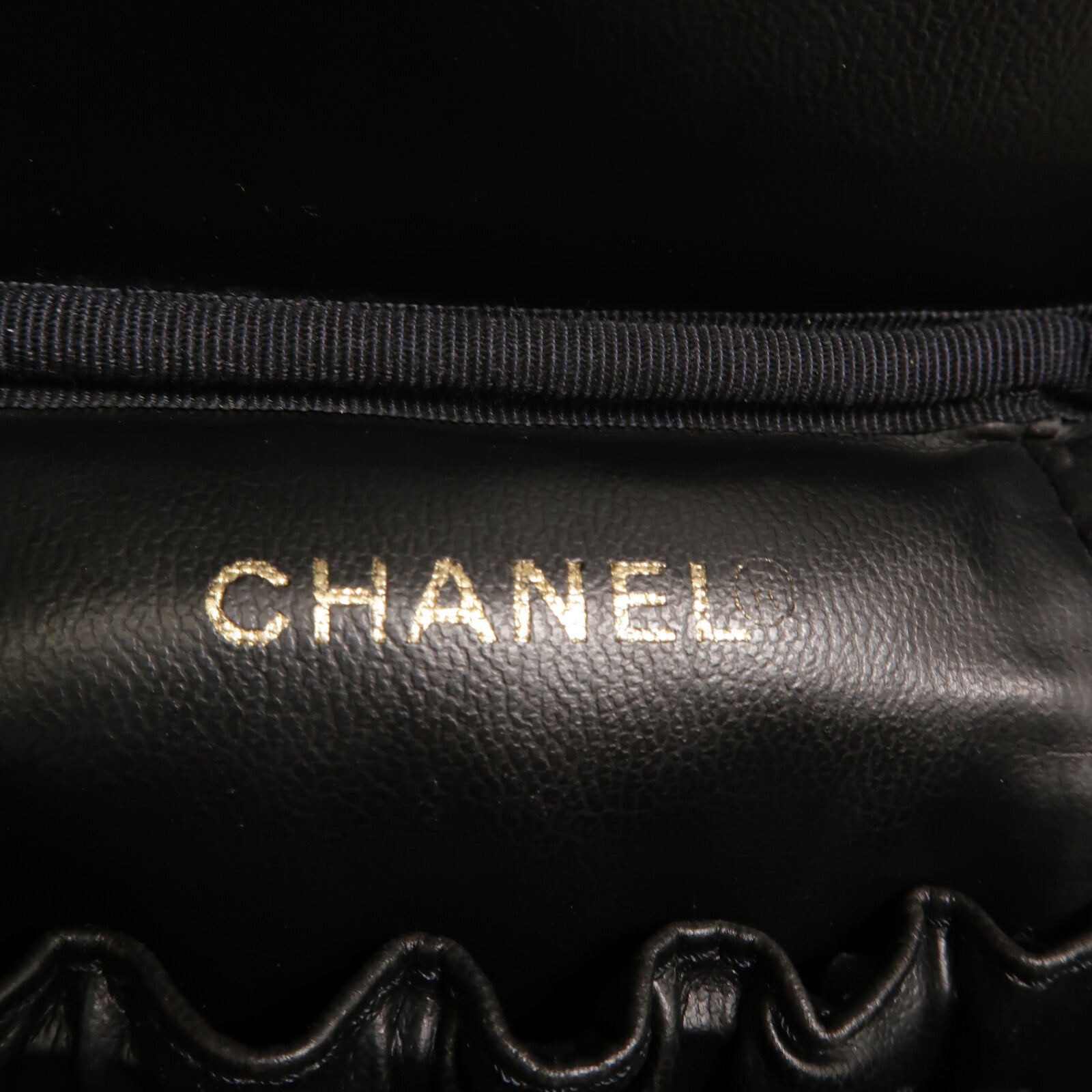CHANEL 牛皮皮革Vintage Vanity Case手挽袋