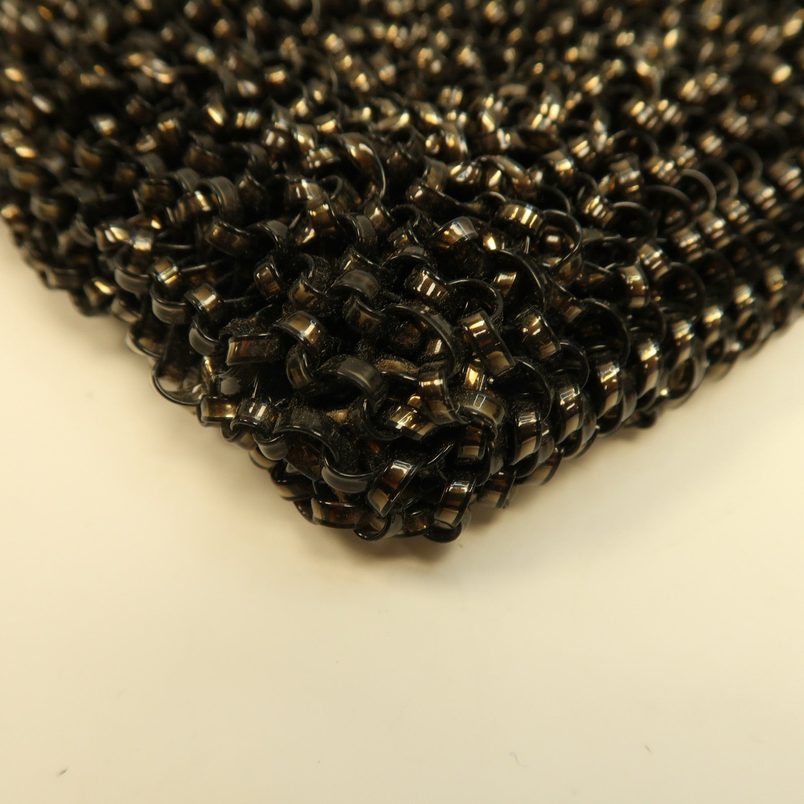 ANTEPRIMA PVC Shoulder Bag銀扣手挽袋黑色