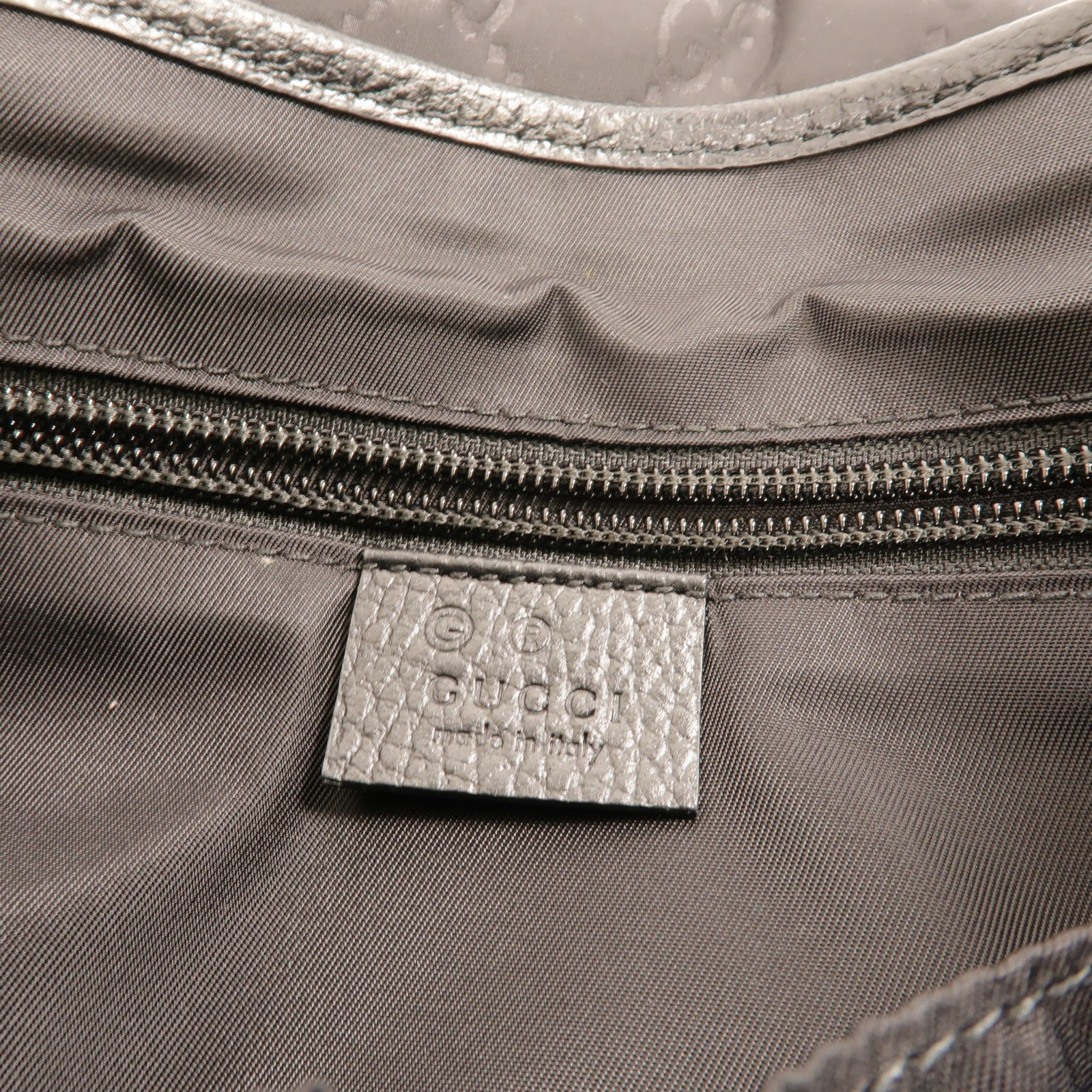 GUCCI 尼龍/牛皮皮革GG Nylon Messenger Bag肩背袋