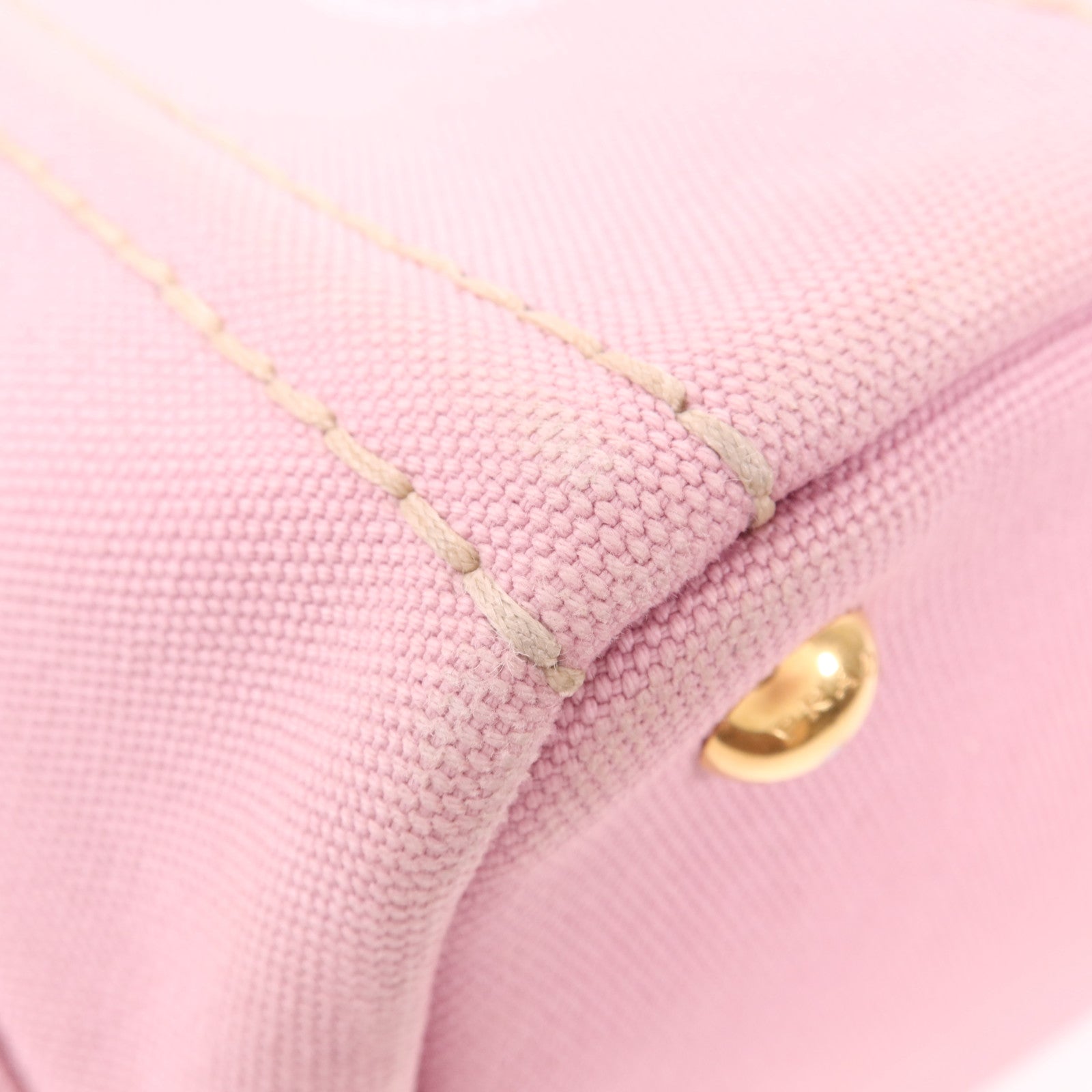 PRADA 帆布2 Way Shoulder Bag金扣手挽肩背兩用袋