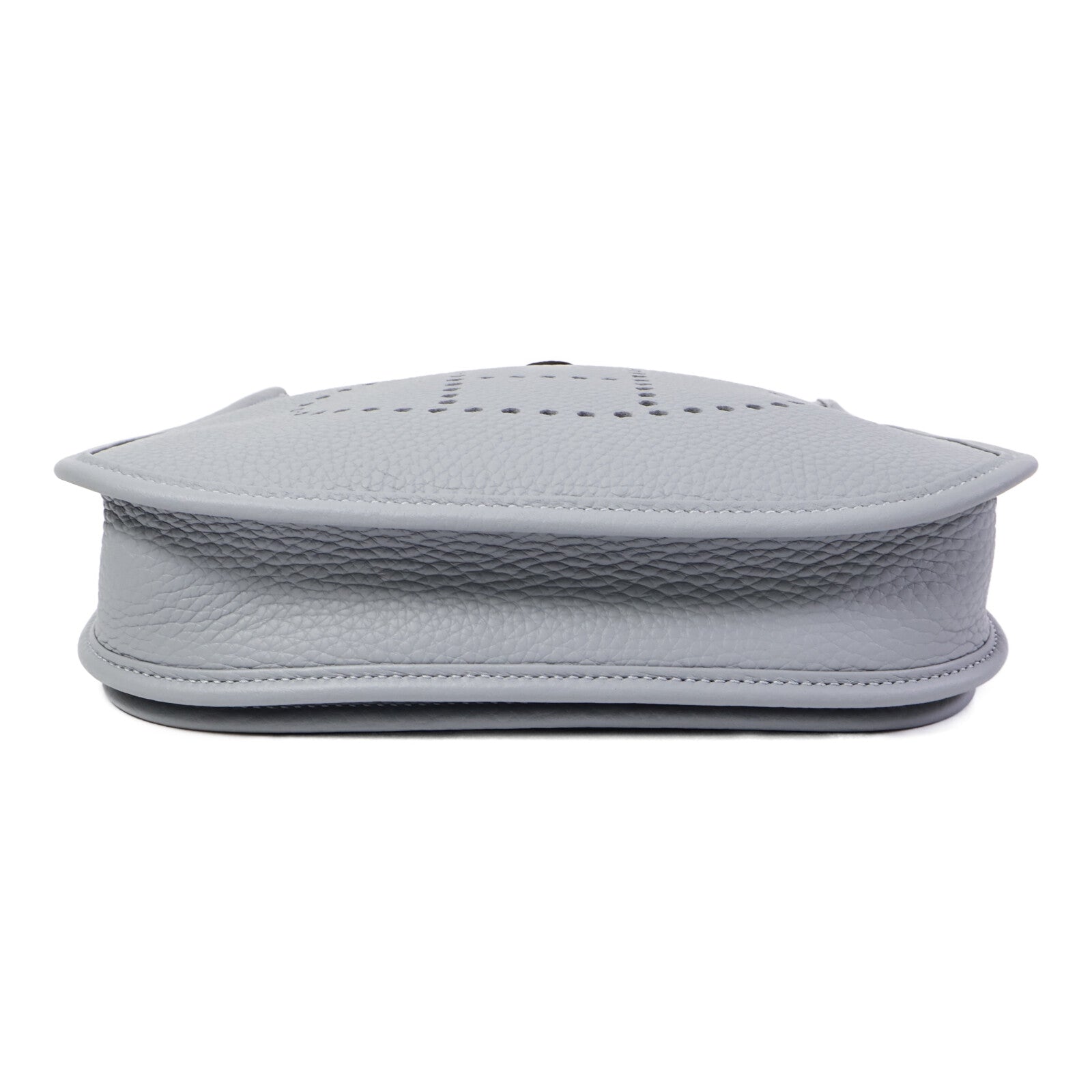 HERMES Clemence皮革Evelyne 23肩背袋Gris Pantin