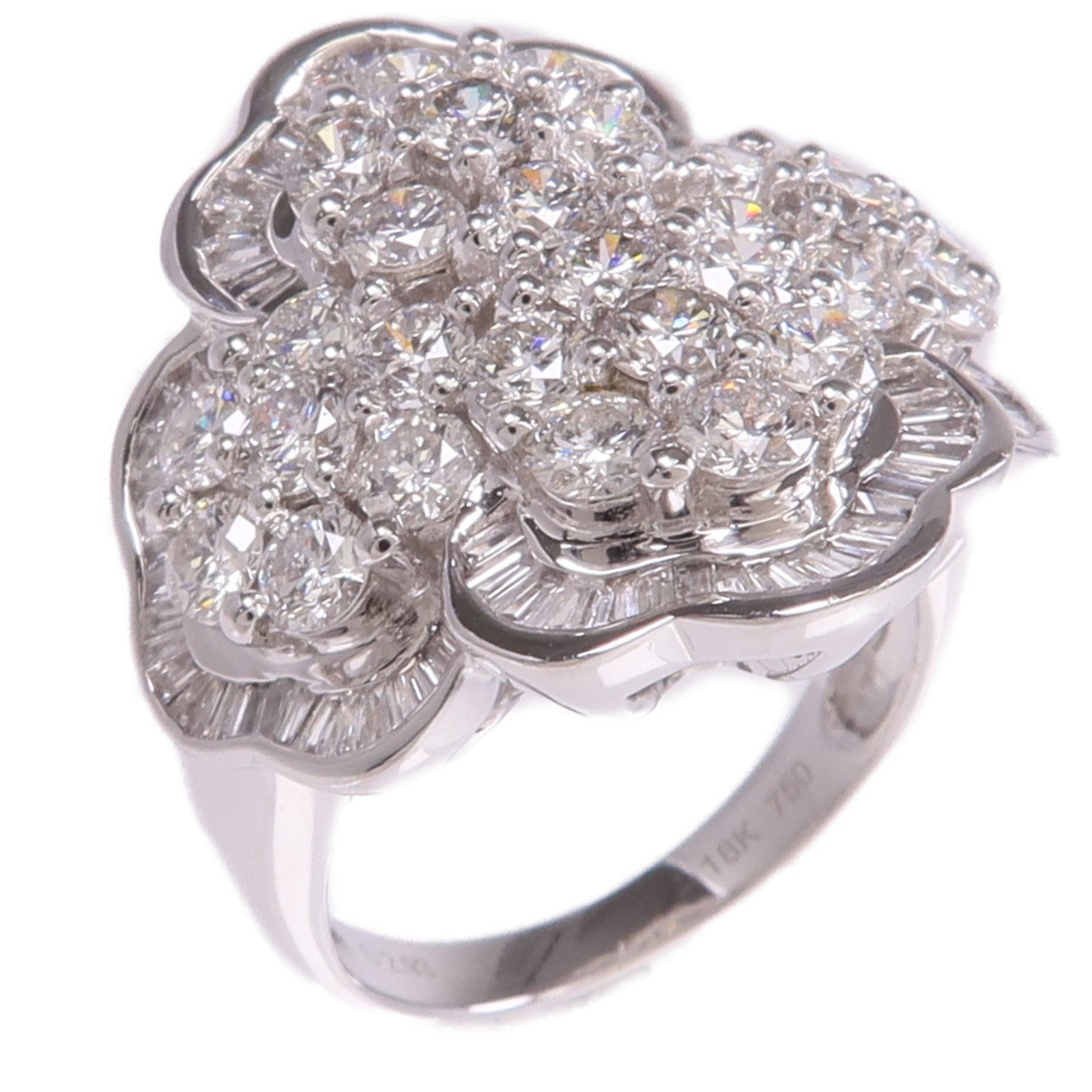 JEWELRY 18K白金Diamond Ring鑽石戒指US#5.5