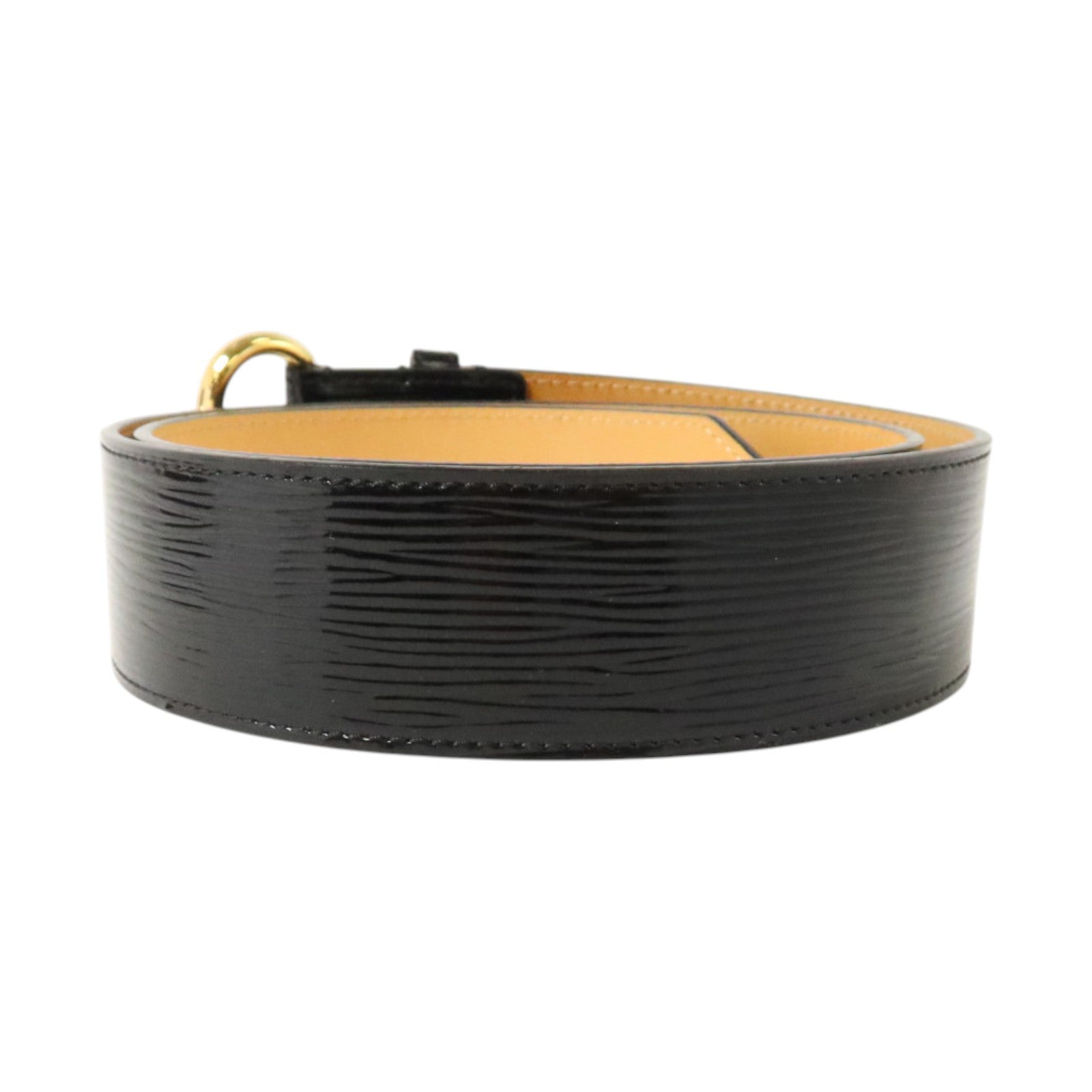 LOUIS VUITTON Epi Fleur Belt 85cm金扣皮帶