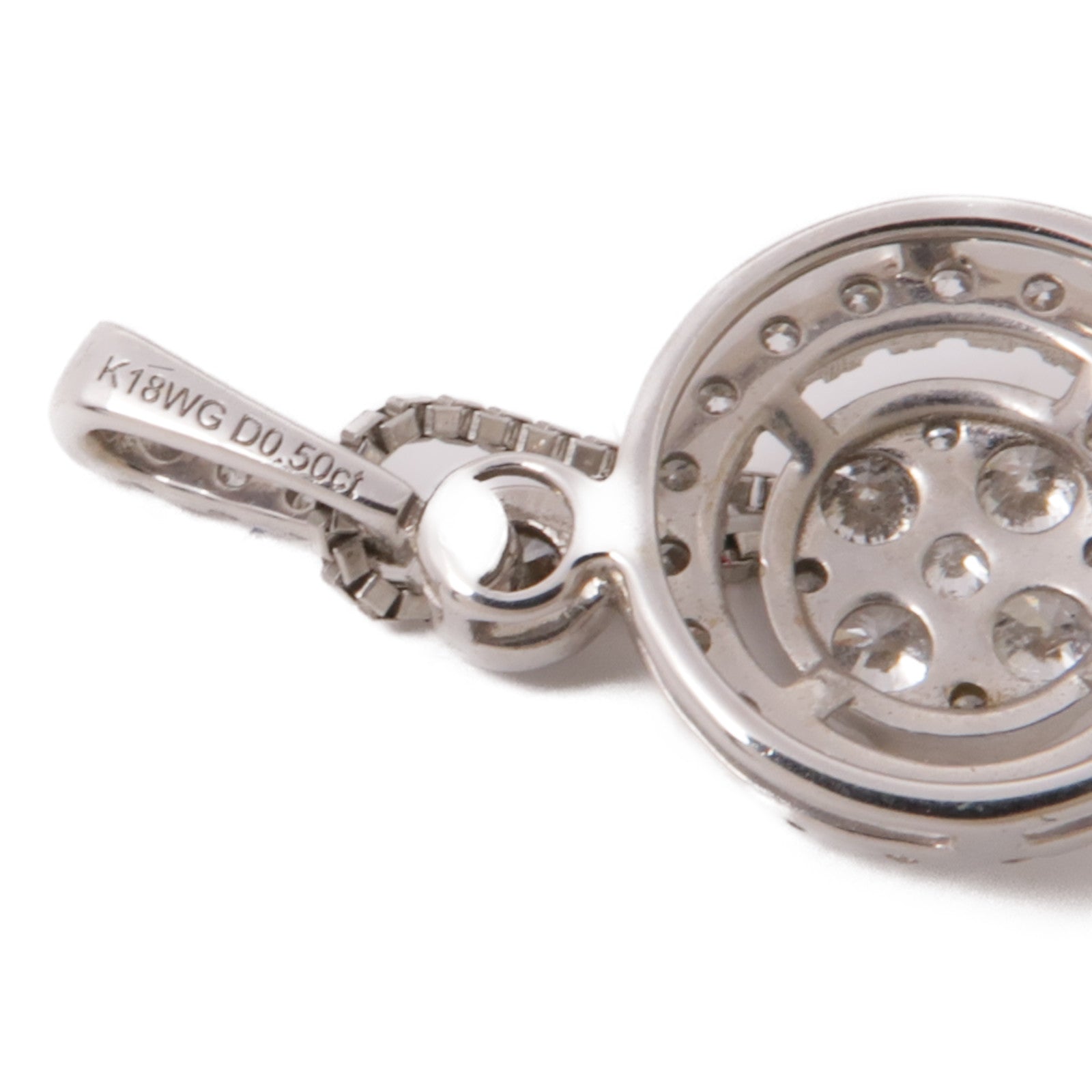 JEWELRY Diamond Necklace 18K White Gold/PT999 Platinum