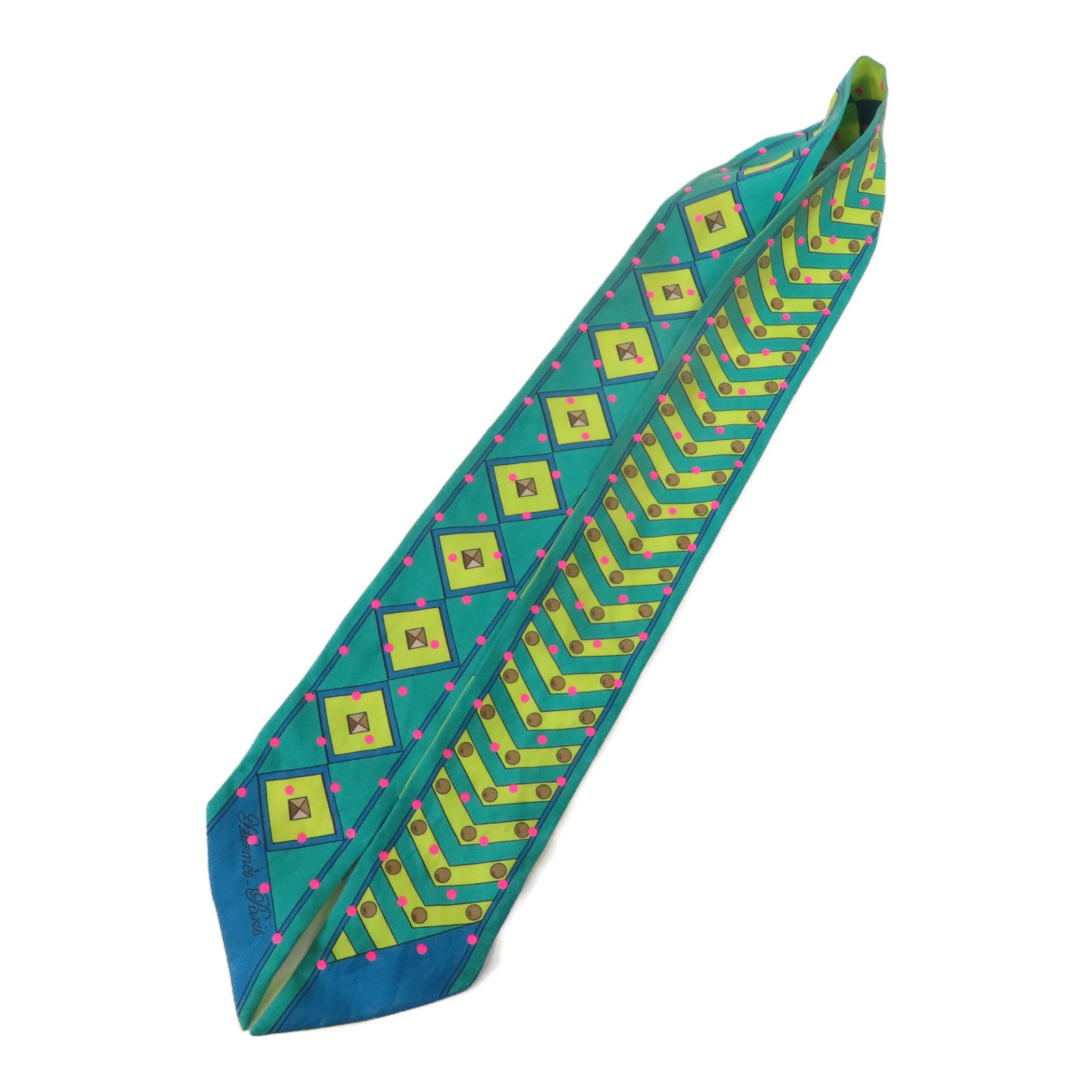 HERMES 絲質Twilly絲巾