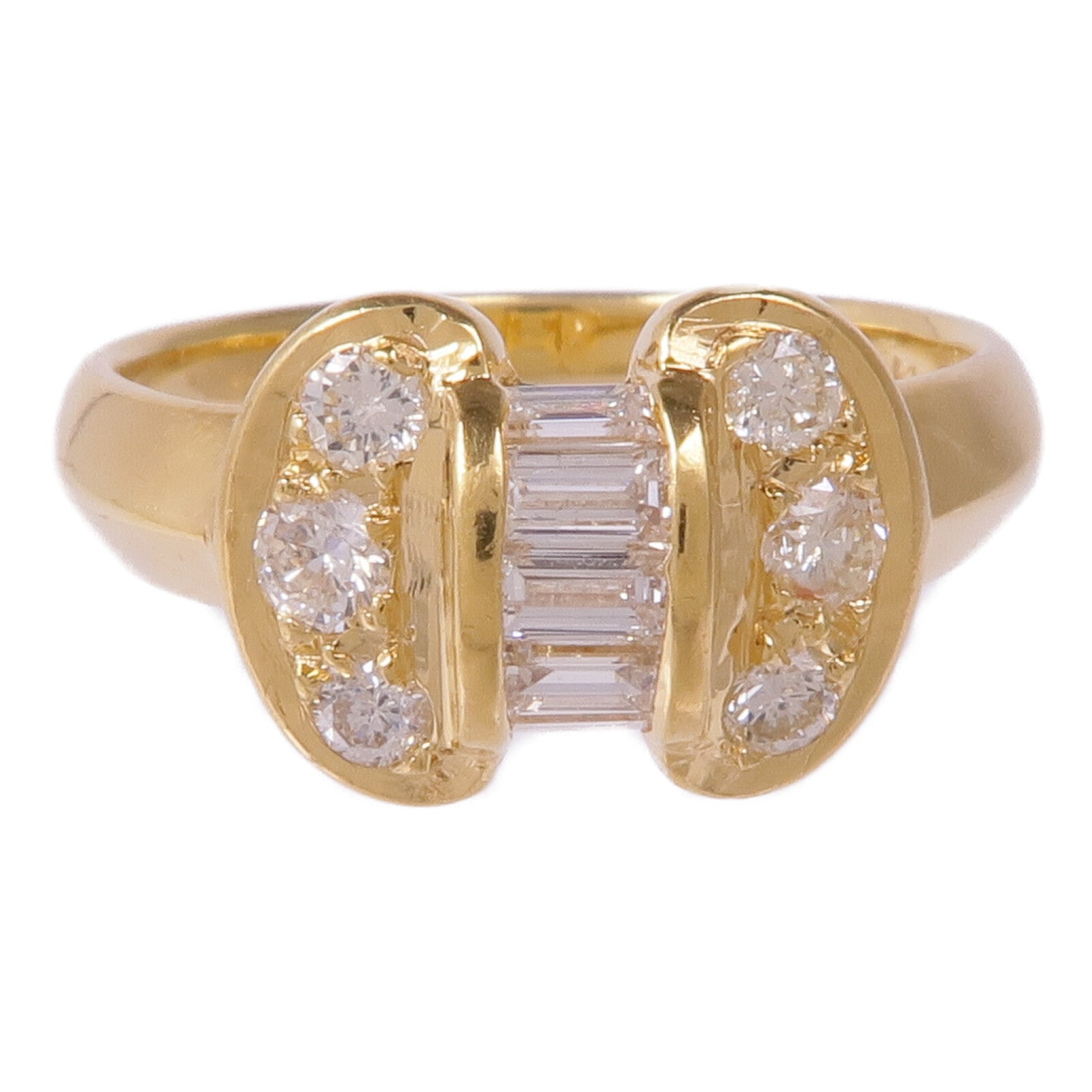 JEWELRY 【激減優惠】18K黃金Diamond Ring鑽石戒指US#6.5