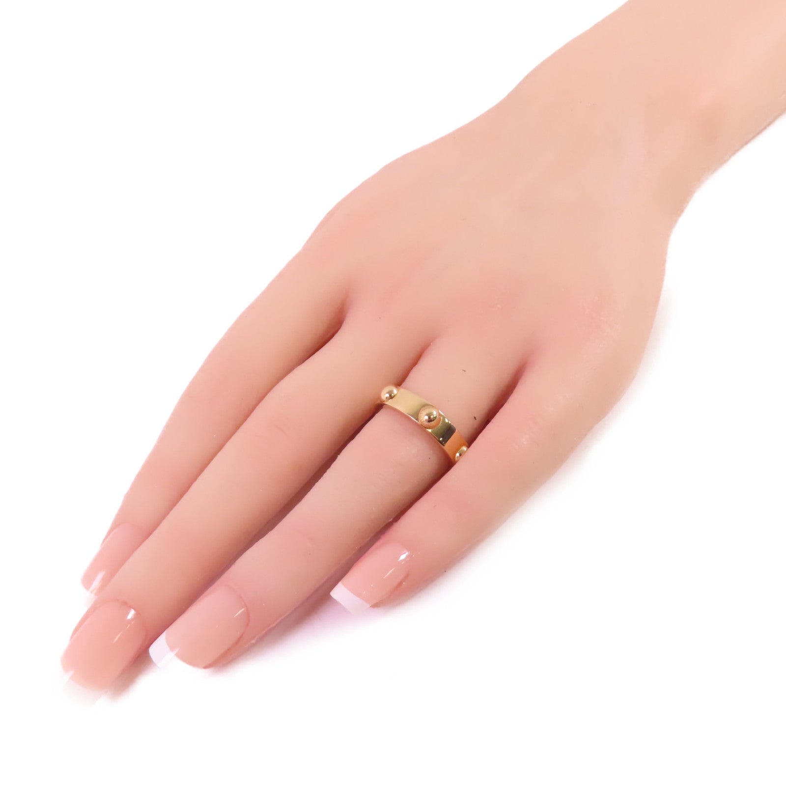LOUIS VUITTON 18K玫瑰金Empreinte Ring戒指US#6.75/#54
