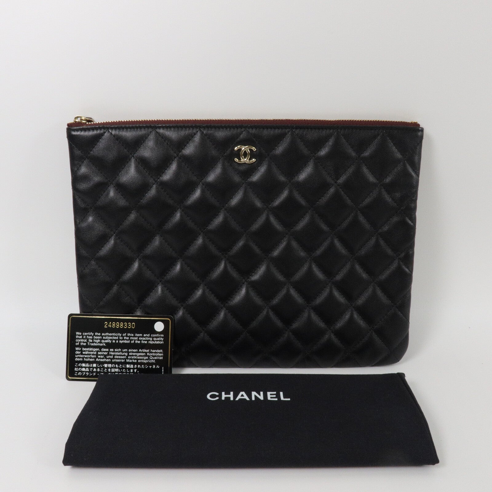 CHANEL 羊皮皮革Clutch手提包