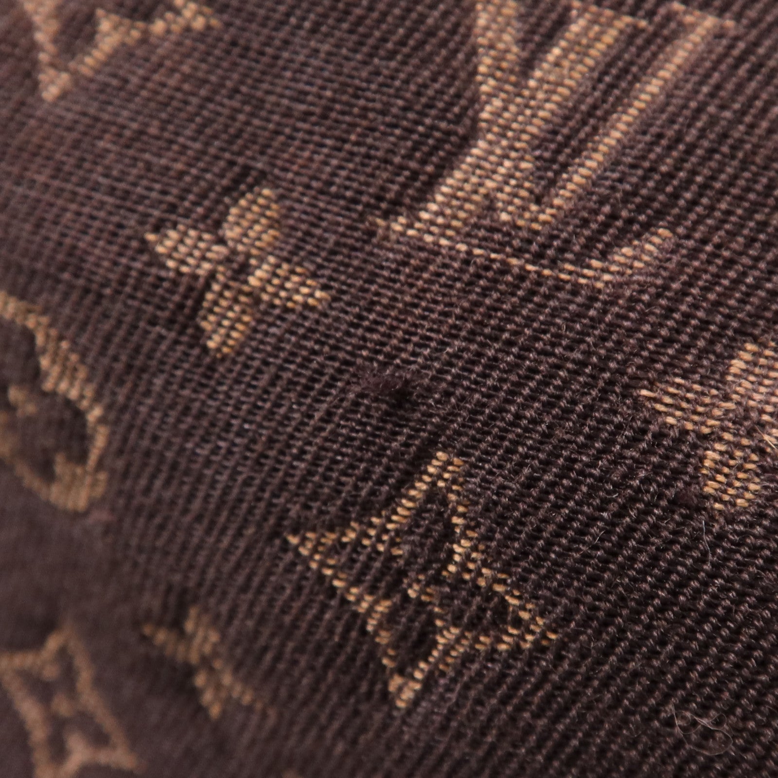 LOUIS VUITTON Monogram Mini Lin Isfahan 金扣手挽袋