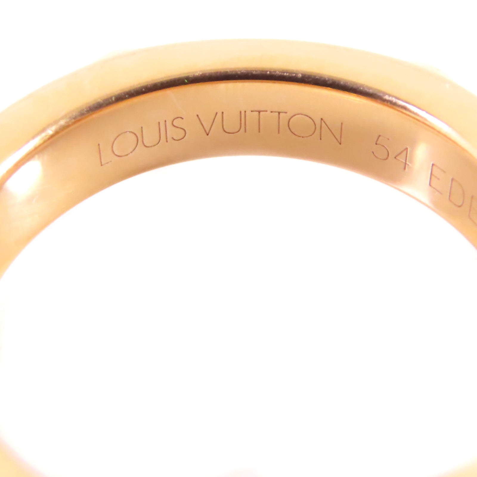 LOUIS VUITTON 18K玫瑰金Empreinte Ring戒指US#6.75/#54