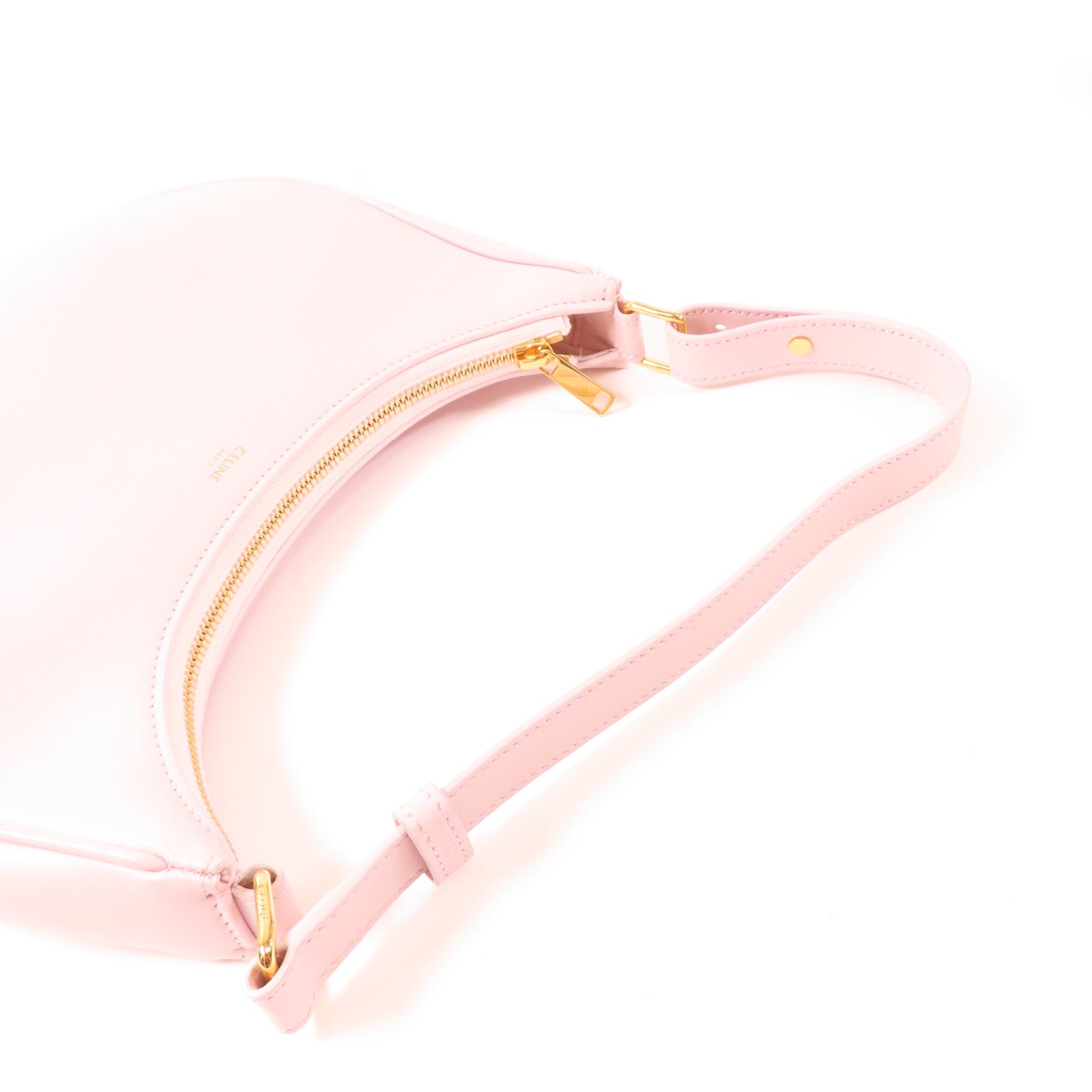 CELINE 牛皮皮革Ava金扣肩背袋
