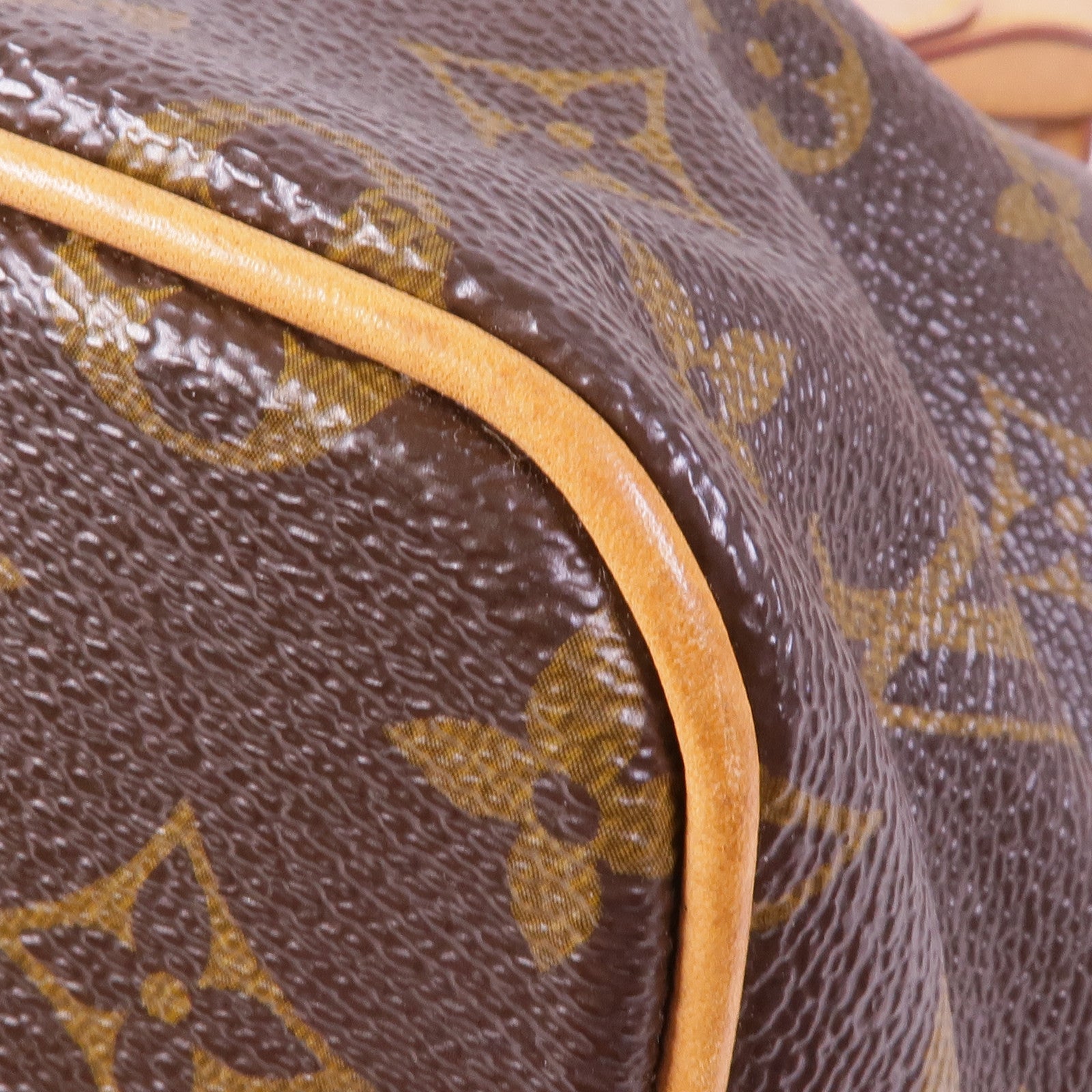 LOUIS VUITTON Monogram Palermo PM金扣手挽肩背兩用袋棕色