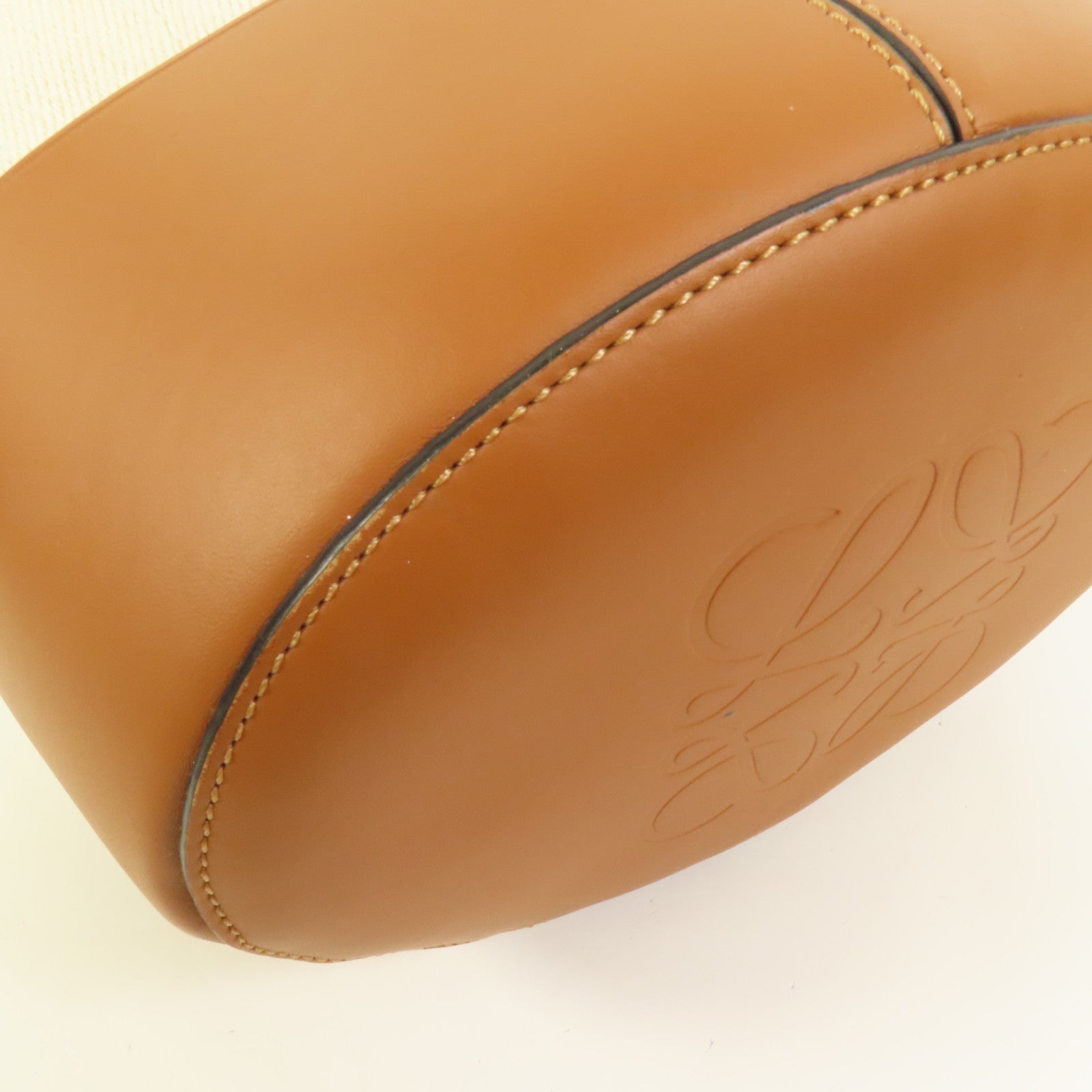 LOEWE 牛皮皮革/帆布Balloon手挽肩背兩用肩背袋