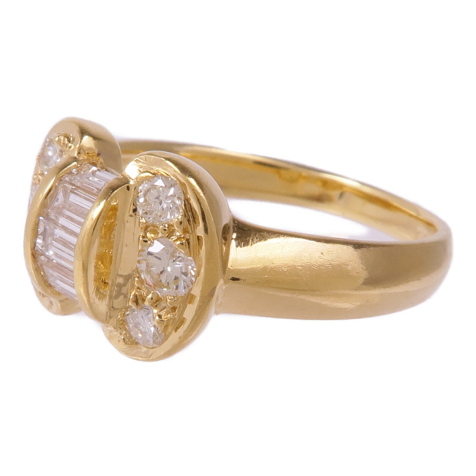 JEWELRY 【激減優惠】18K黃金Diamond Ring鑽石戒指US#6.5