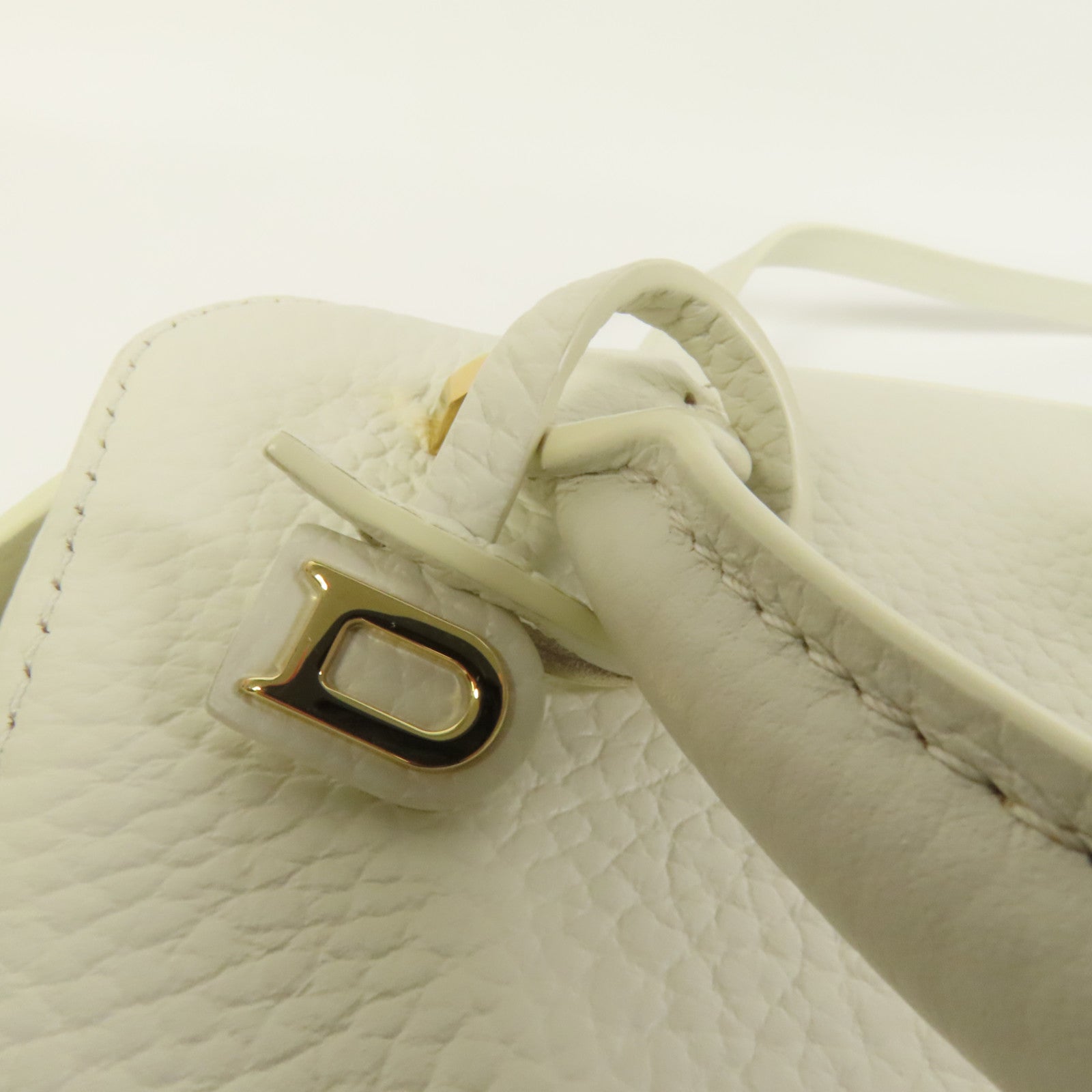 Delvaux 牛皮皮革Cool Box Nano金扣手挽肩背兩用袋