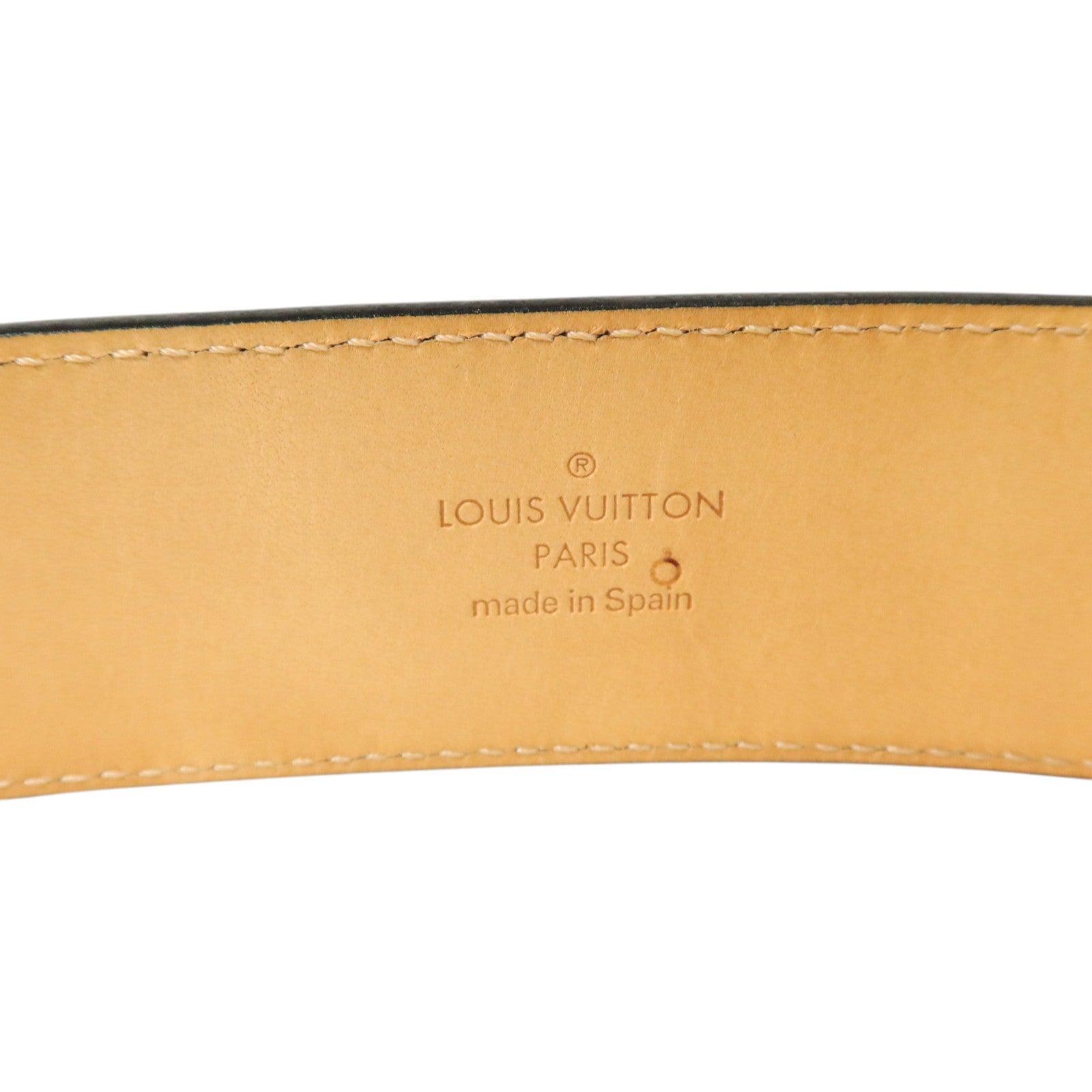 LOUIS VUITTON Epi Fleur Belt 85cm金扣皮帶