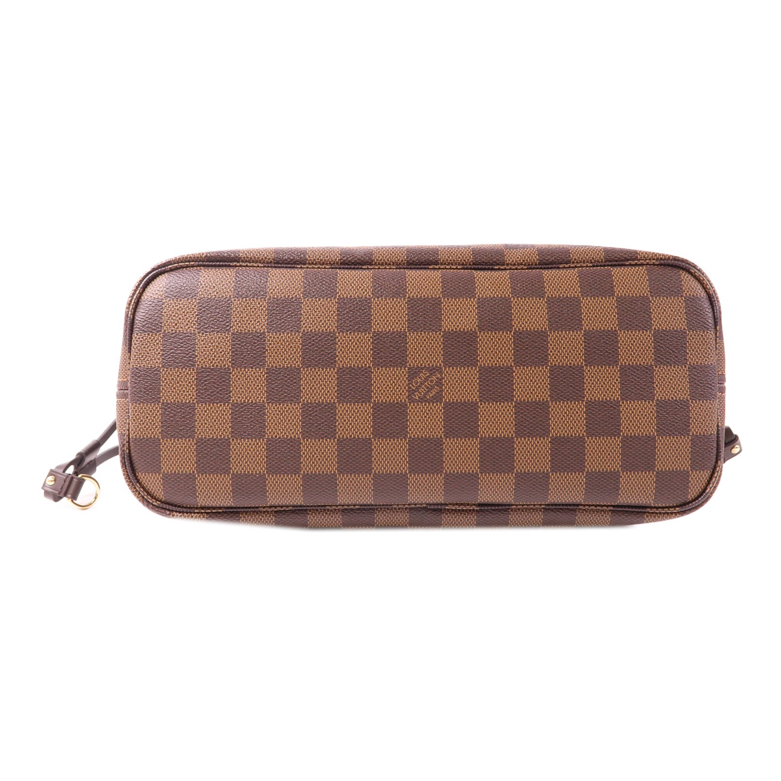LOUIS VUITTON Damier Neverfull PM金扣肩背袋