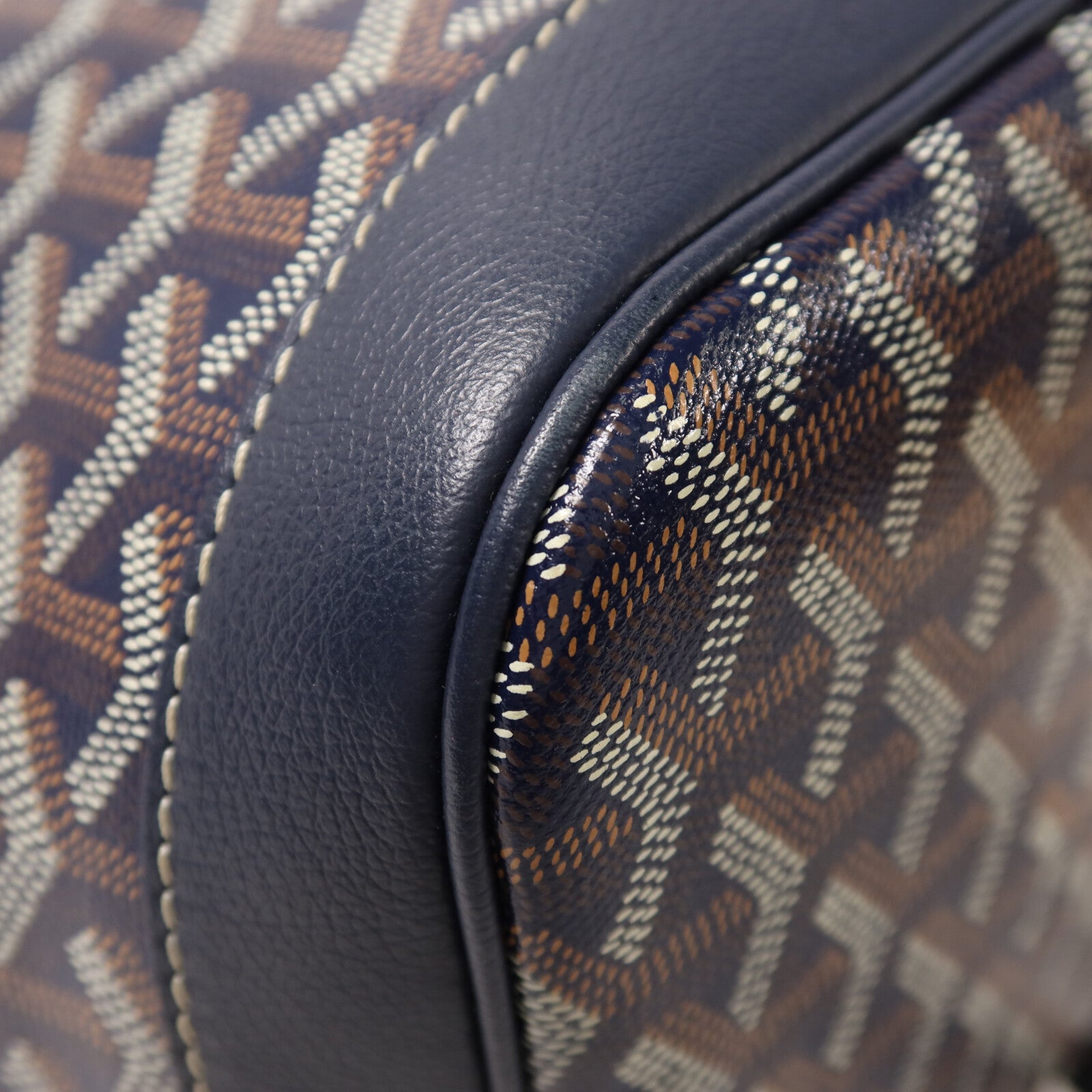 GOYARD 塗層帆布Petit Flot Bucket Bag銀扣肩背袋