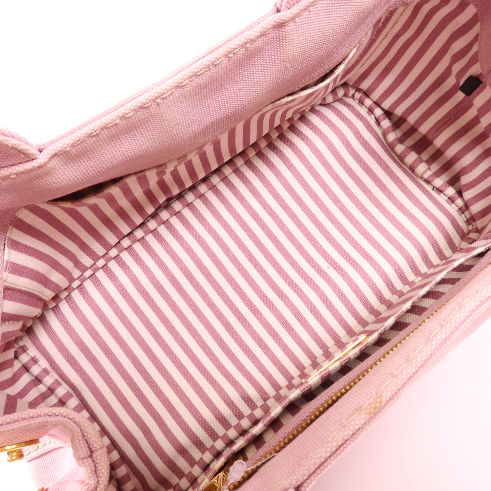 PRADA 帆布2 Way Shoulder Bag金扣手挽肩背兩用袋