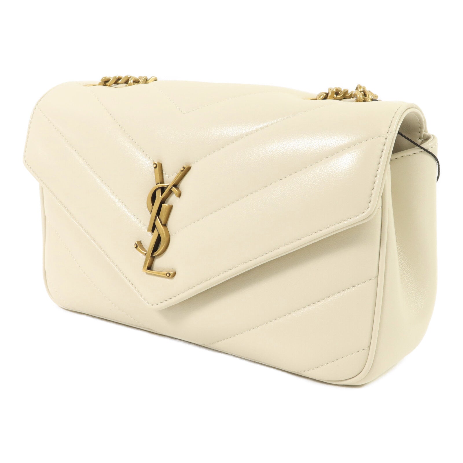 SAINT LAURENT 羊皮皮革Lou Lou Small鏈帶肩背袋