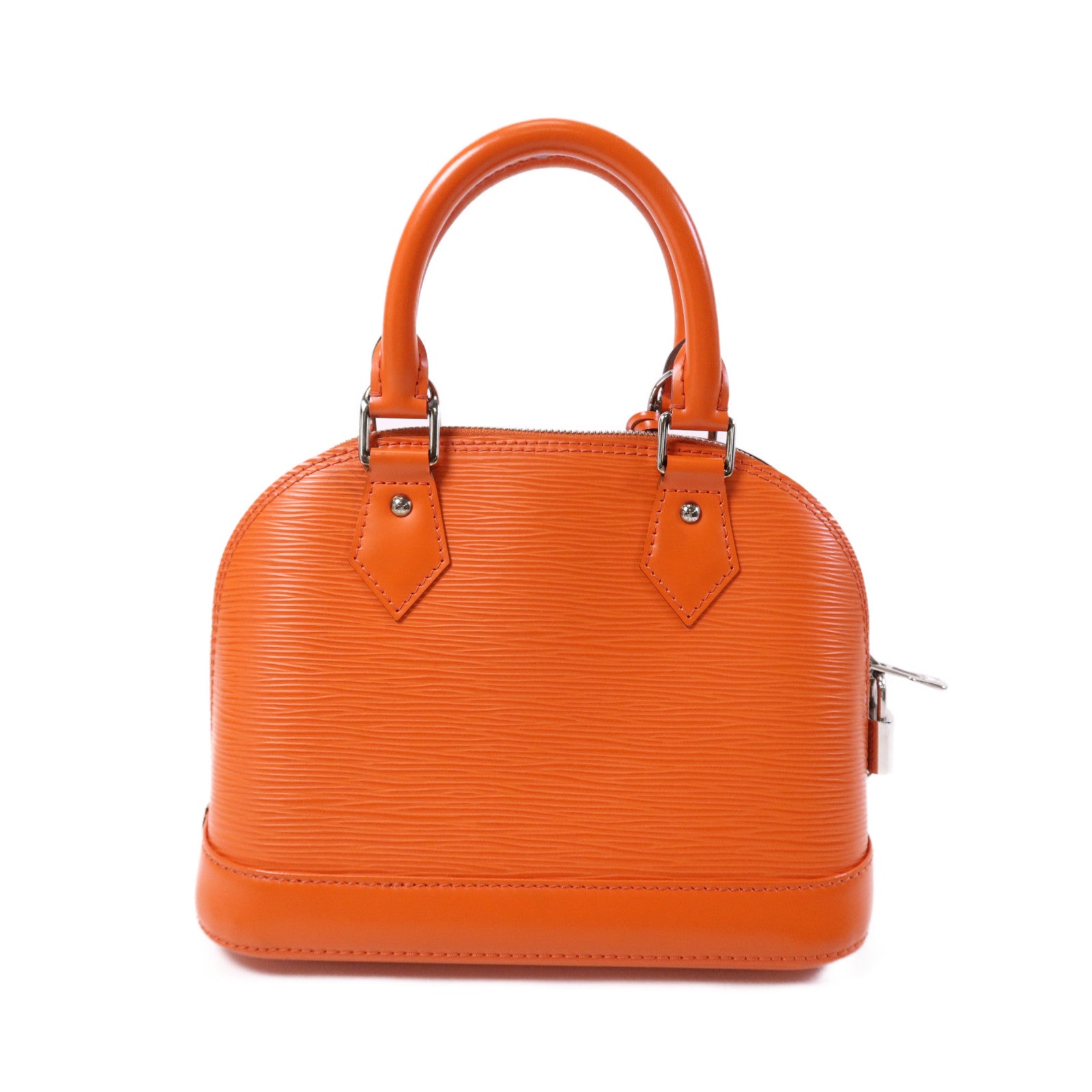 LOUIS VUITTON Epi Alma BB銀扣手挽肩背兩用袋