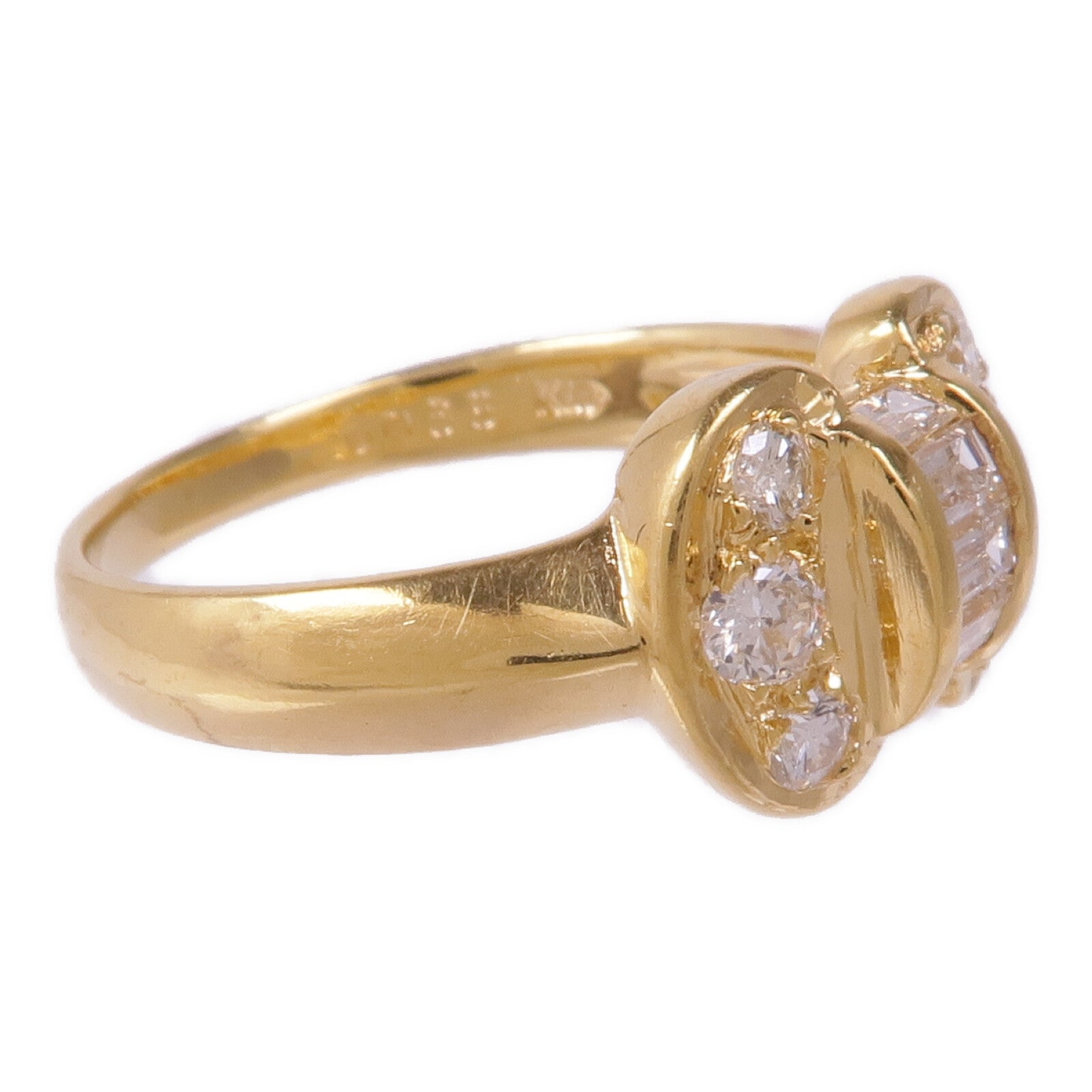 JEWELRY 【激減優惠】18K黃金Diamond Ring鑽石戒指US#6.5