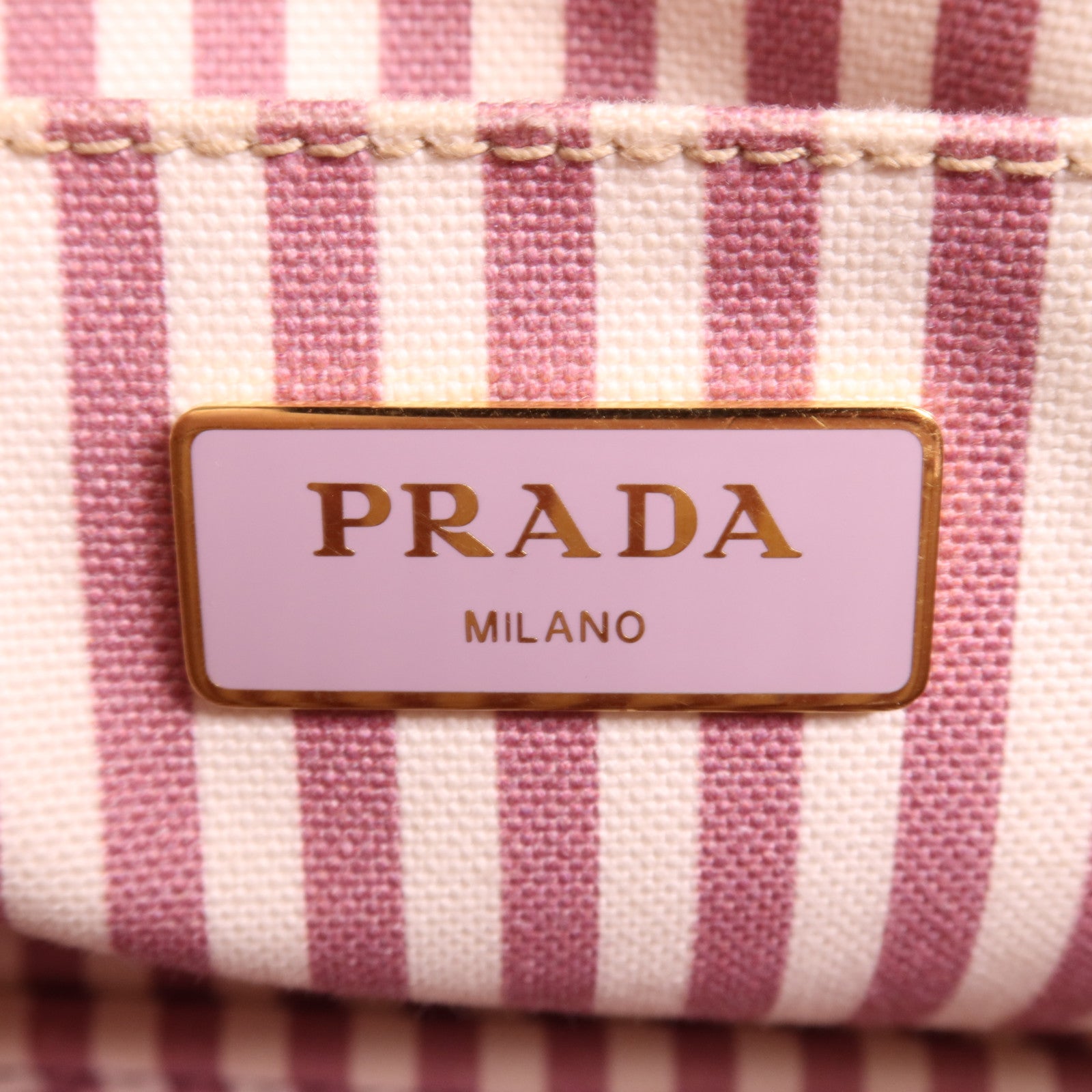 PRADA 帆布2 Way Shoulder Bag金扣手挽肩背兩用袋